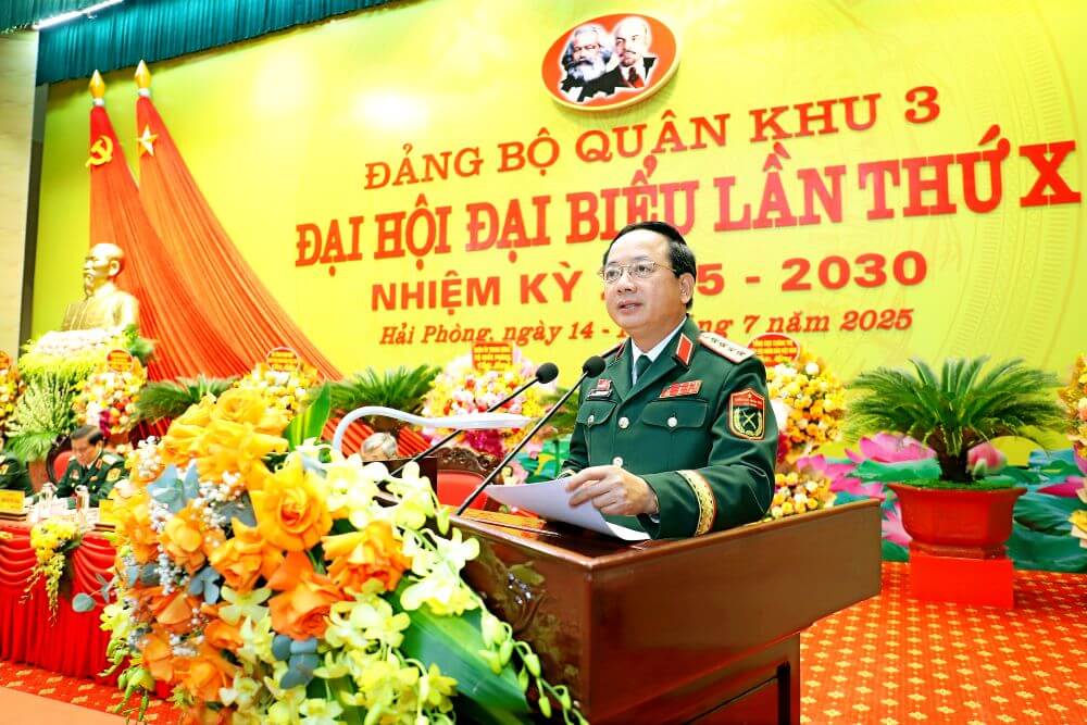 Đại tướng Trịnh Văn Quyết, dự, chỉ đạo Đại hội đại biểu Đảng bộ Quân khu lần thứ X, nhiệm kỳ 2025-2030