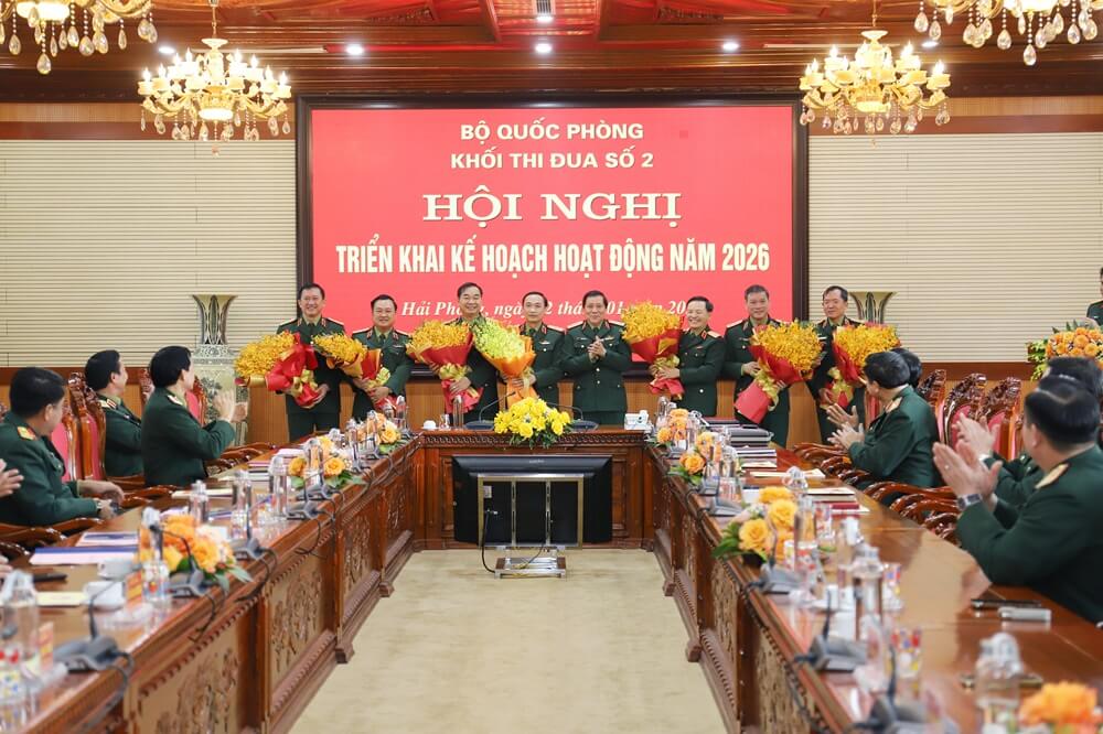 Khối thi đua số 2 (Bộ Quốc phòng): Triển khai kế hoạch hoạt động năm 2026