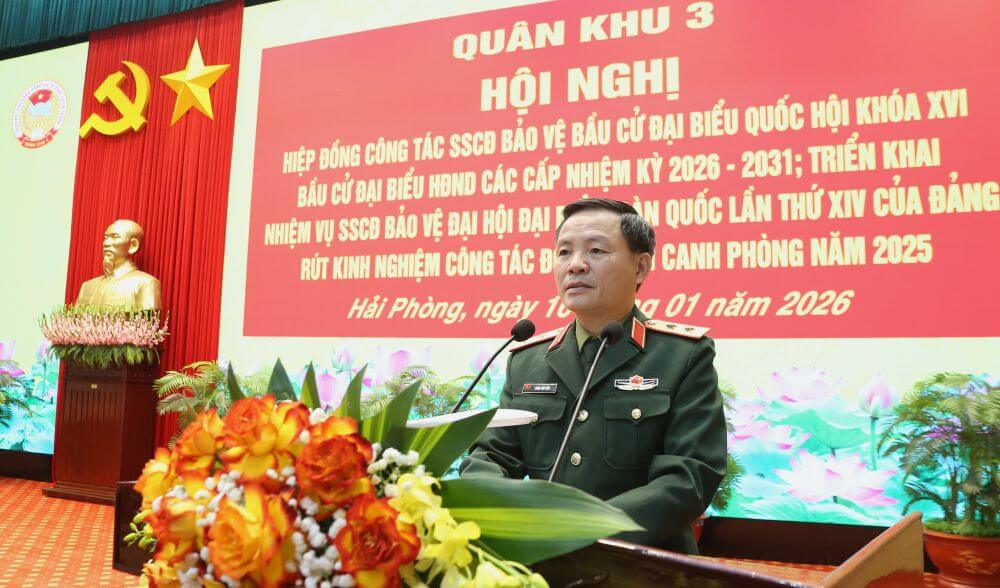 LLVT Quân khu 3 sẵn sàng chiến đấu bảo vệ Đại hội XIV của Đảng