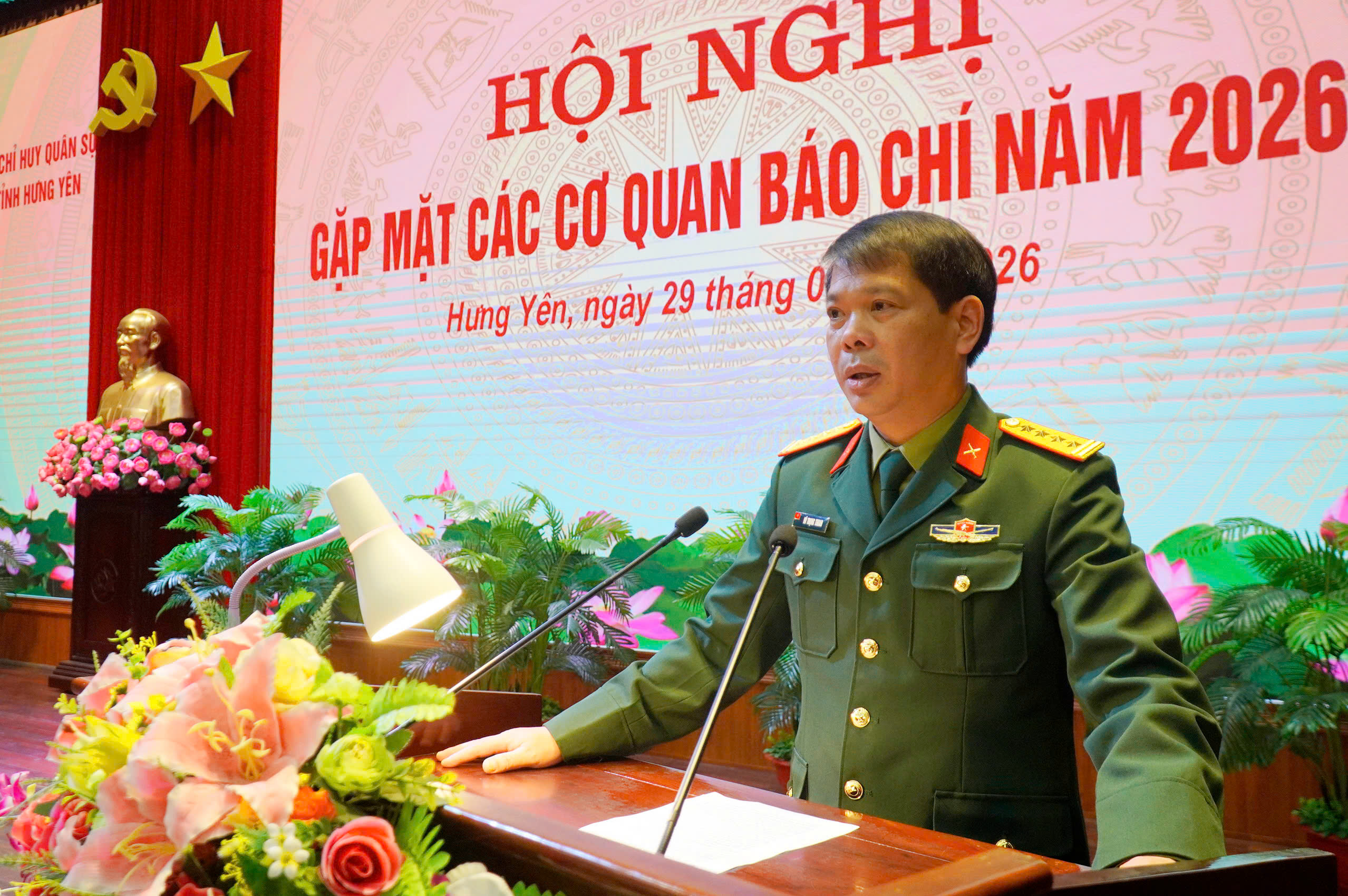 Bộ CHQS tỉnh Hưng Yên: Gặp mặt các cơ quan báo chí năm 2026