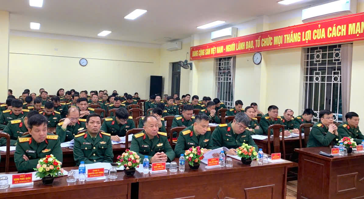 Ban Chỉ huy PTKV 1 - Yên Mỹ khai mạc tập huấn cán bộ năm 2026
