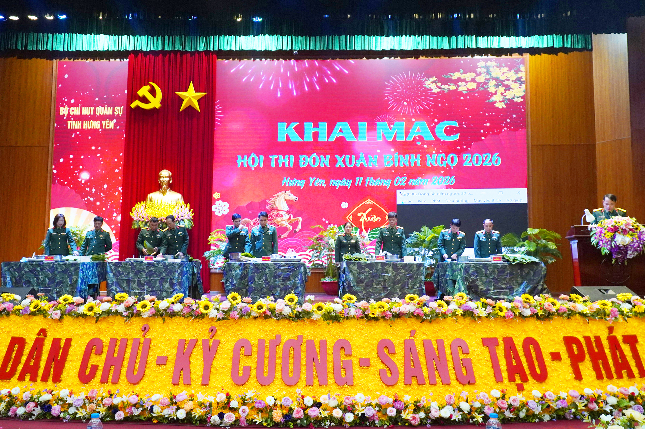 Bộ CHQS tỉnh Hưng Yên: Tổ chức Hội thi đón xuân Bính Ngọ