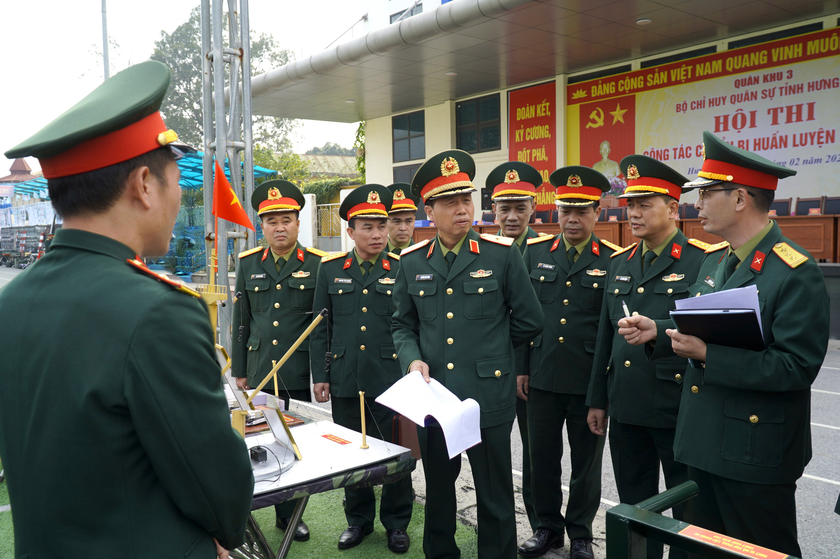 Quân khu 3 kiểm tra tổ chức hội thi công tác chuẩn bị huấn luyện năm 2026