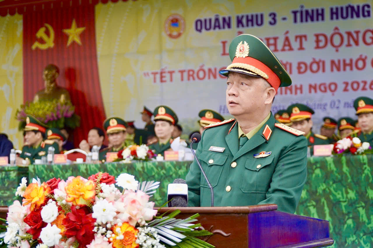 Bộ Tư lệnh Quân khu - Tỉnh Hưng Yên: Phát động Tết trồng cây Xuân Bính Ngọ năm 2026