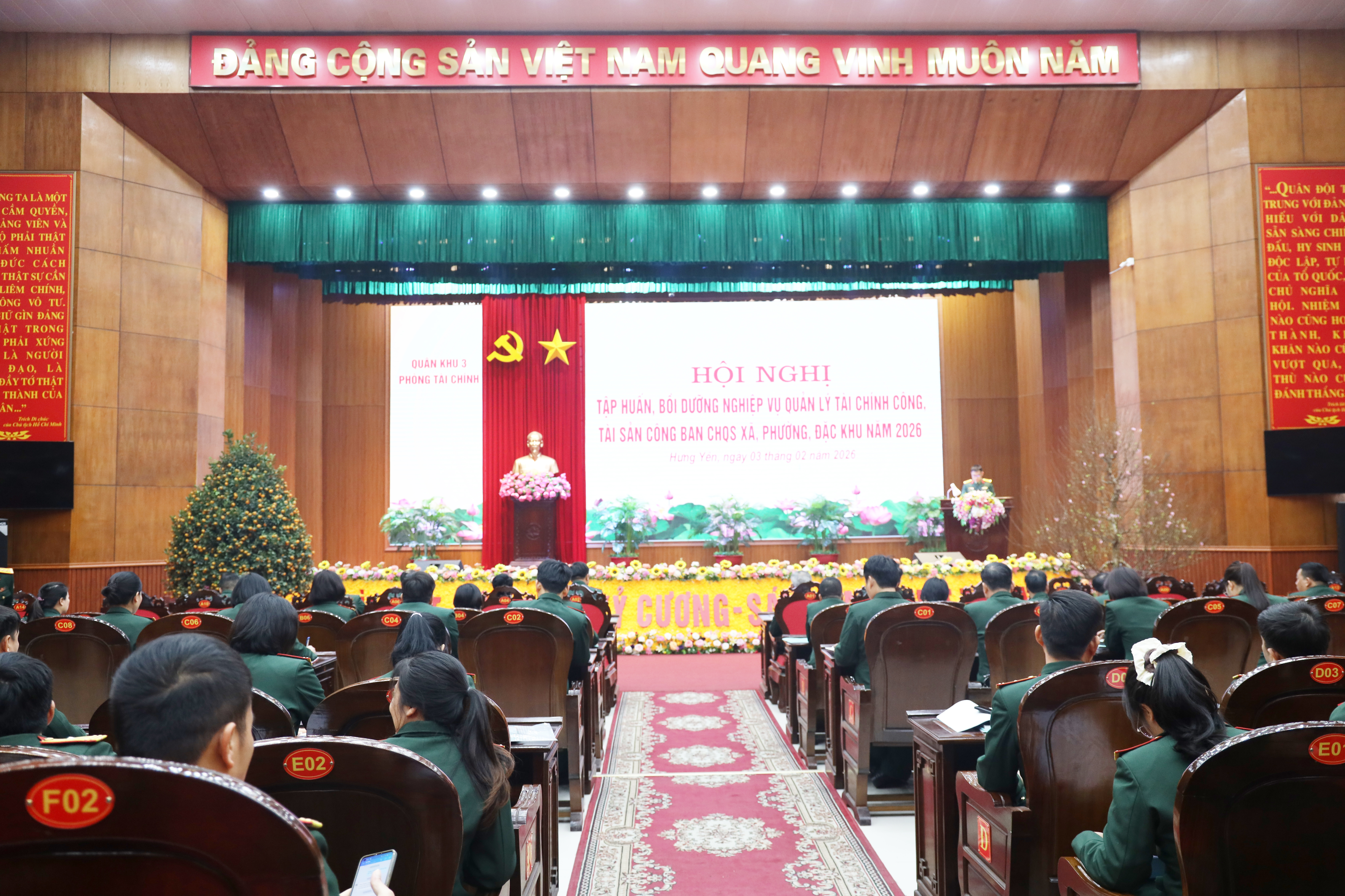 Phòng Tài chính Quân khu: Tổ chức tập huấn, bồi dưỡng nghiệp vụ tài chính công, tài sản công