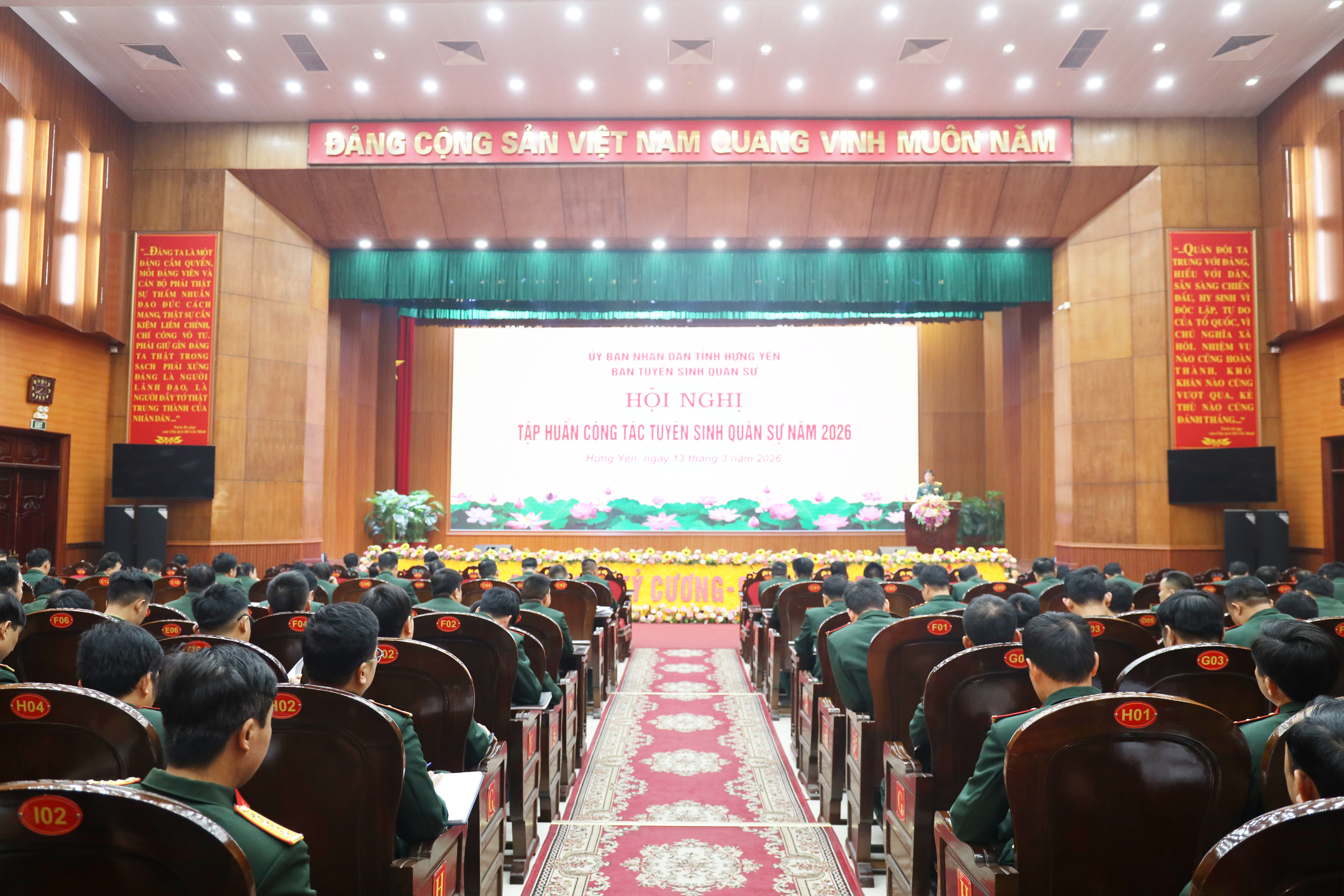 Ban Tuyển sinh quân sự tỉnh Hưng Yên: Tập huấn công tác tuyển sinh quân sự năm 2026