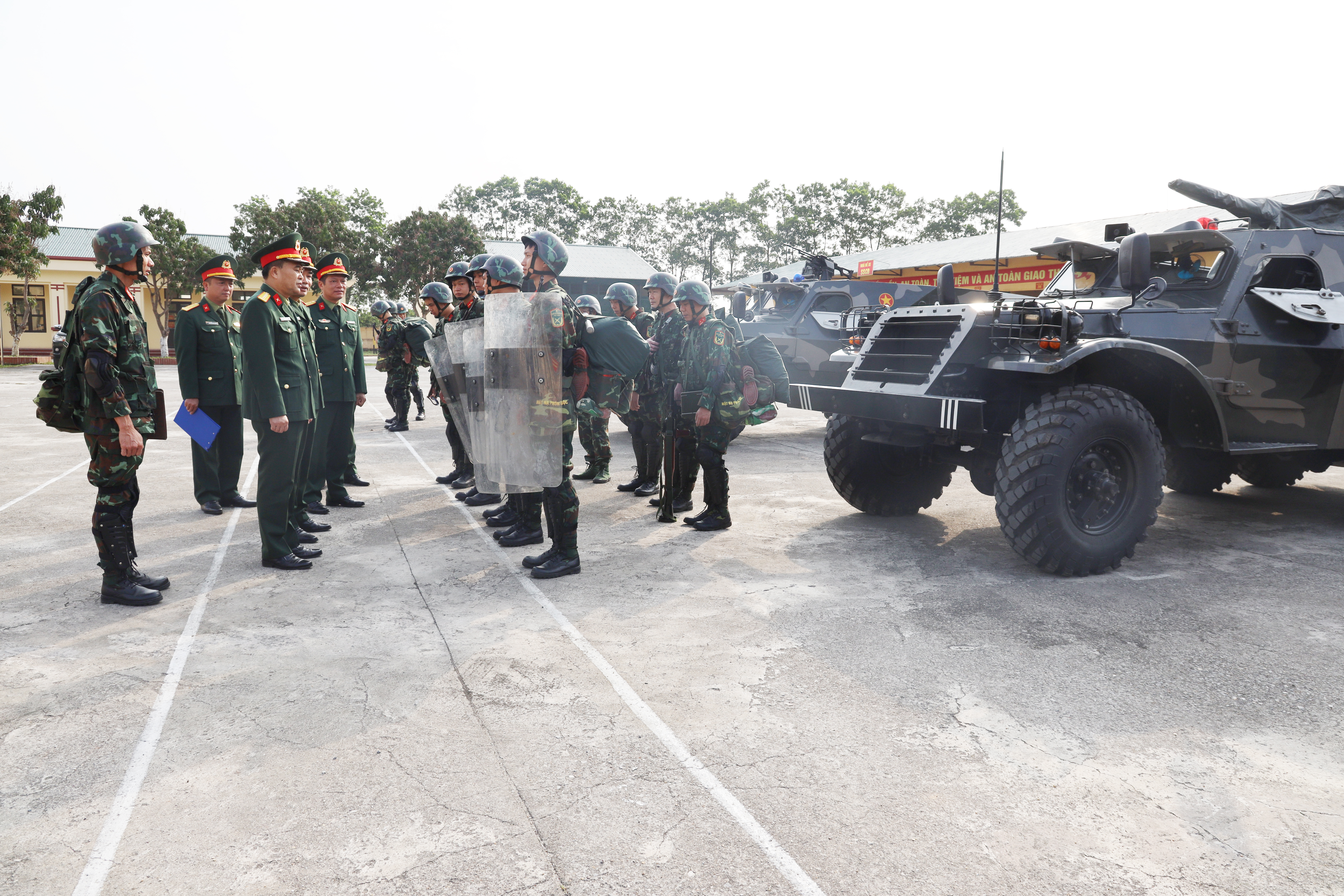 Bộ CHQS tỉnh Hưng Yên: Kiểm tra trực sẵn sàng chiến đấu (SSCĐ) bảo vệ Cuộc bầu cử