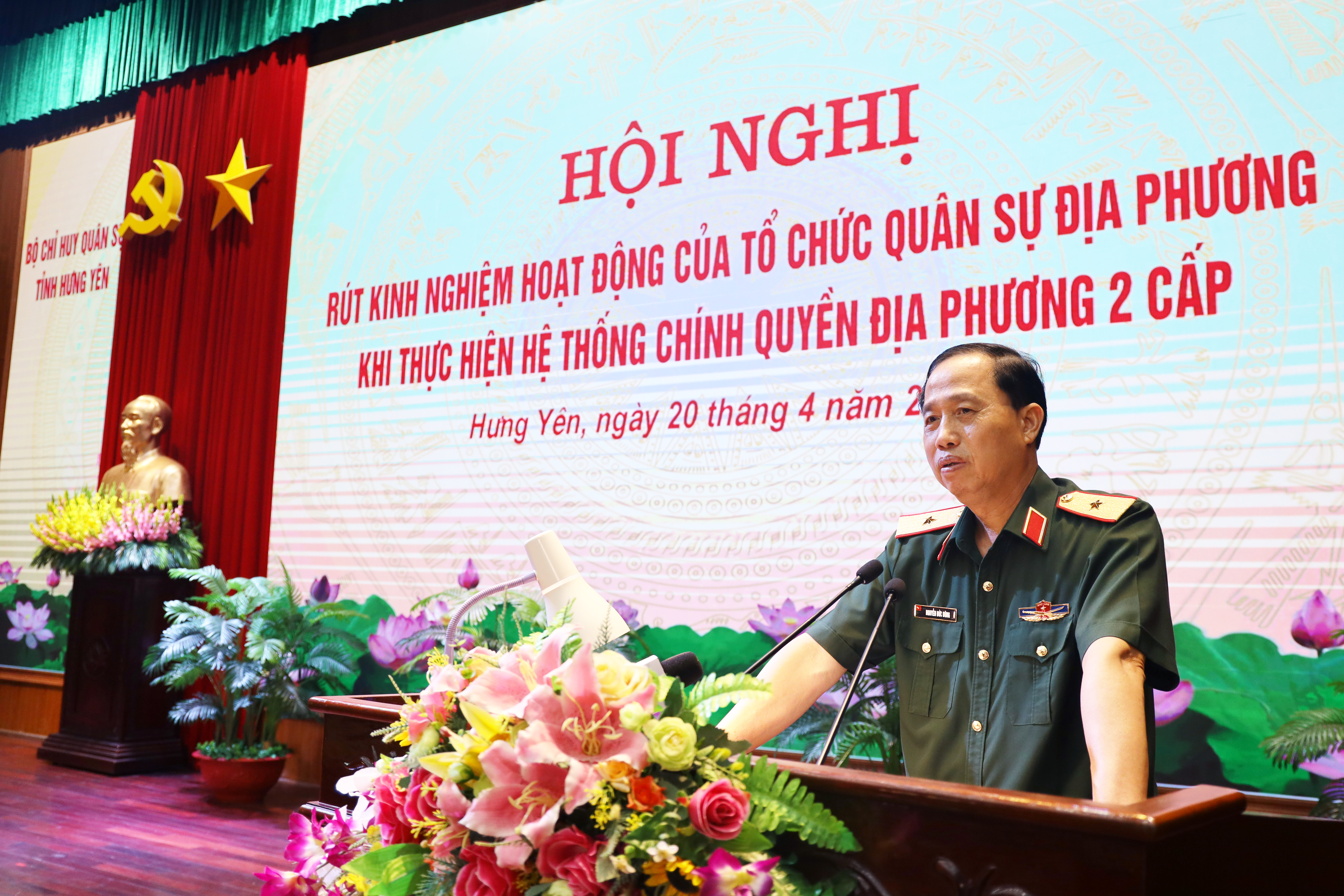 Bộ Chỉ huy Quân sự tỉnh Hưng Yên: Rút kinh nghiệm hoạt động của tổ chức quân sự địa phương khi thực hiện hệ thống chính quyền địa phương 2 cấp