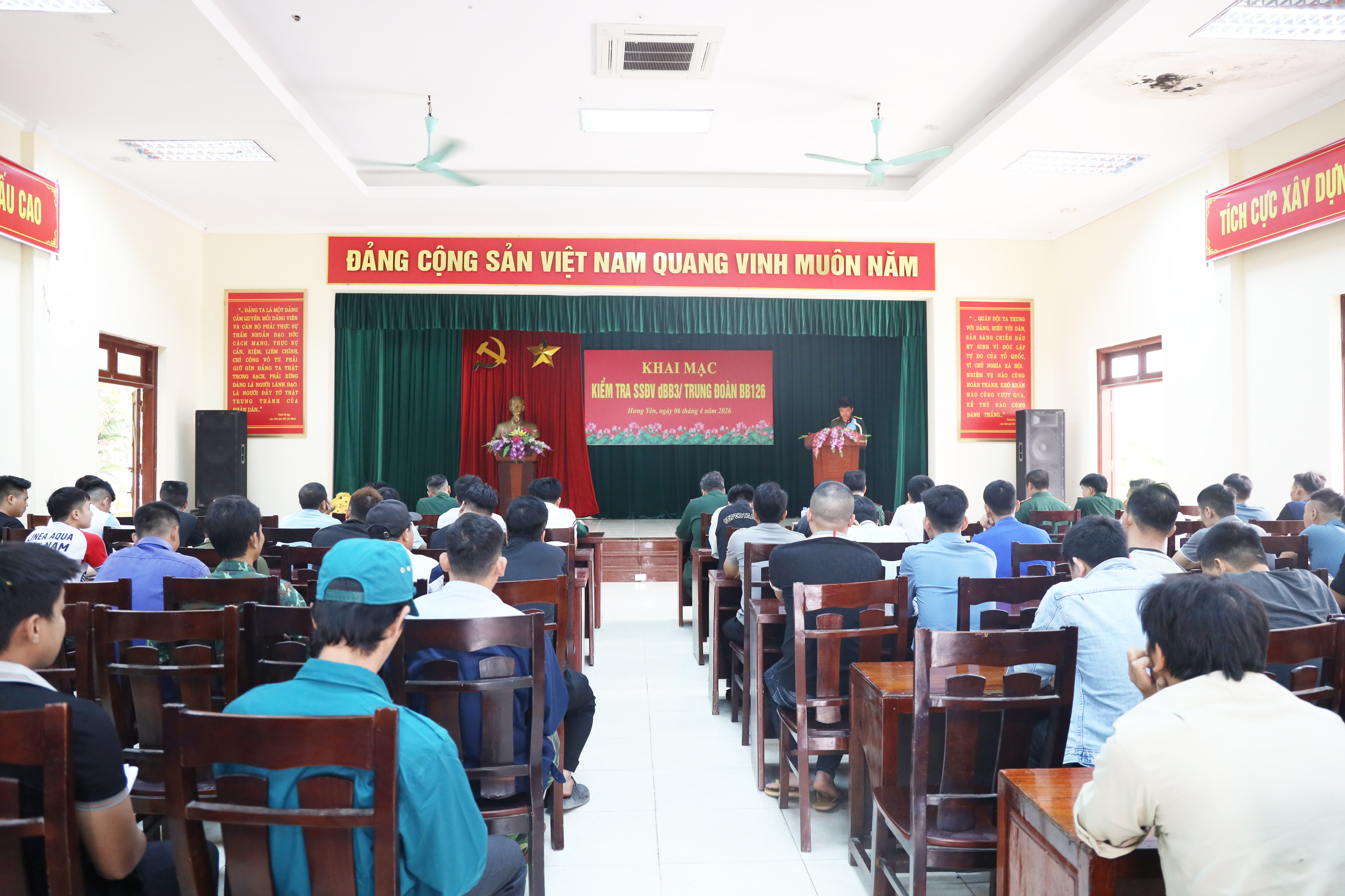 Ban Chỉ huy phòng thủ khu vực 1 – Yên Mỹ: Kiểm tra sẵn sàng động viên quân nhân dự bị
