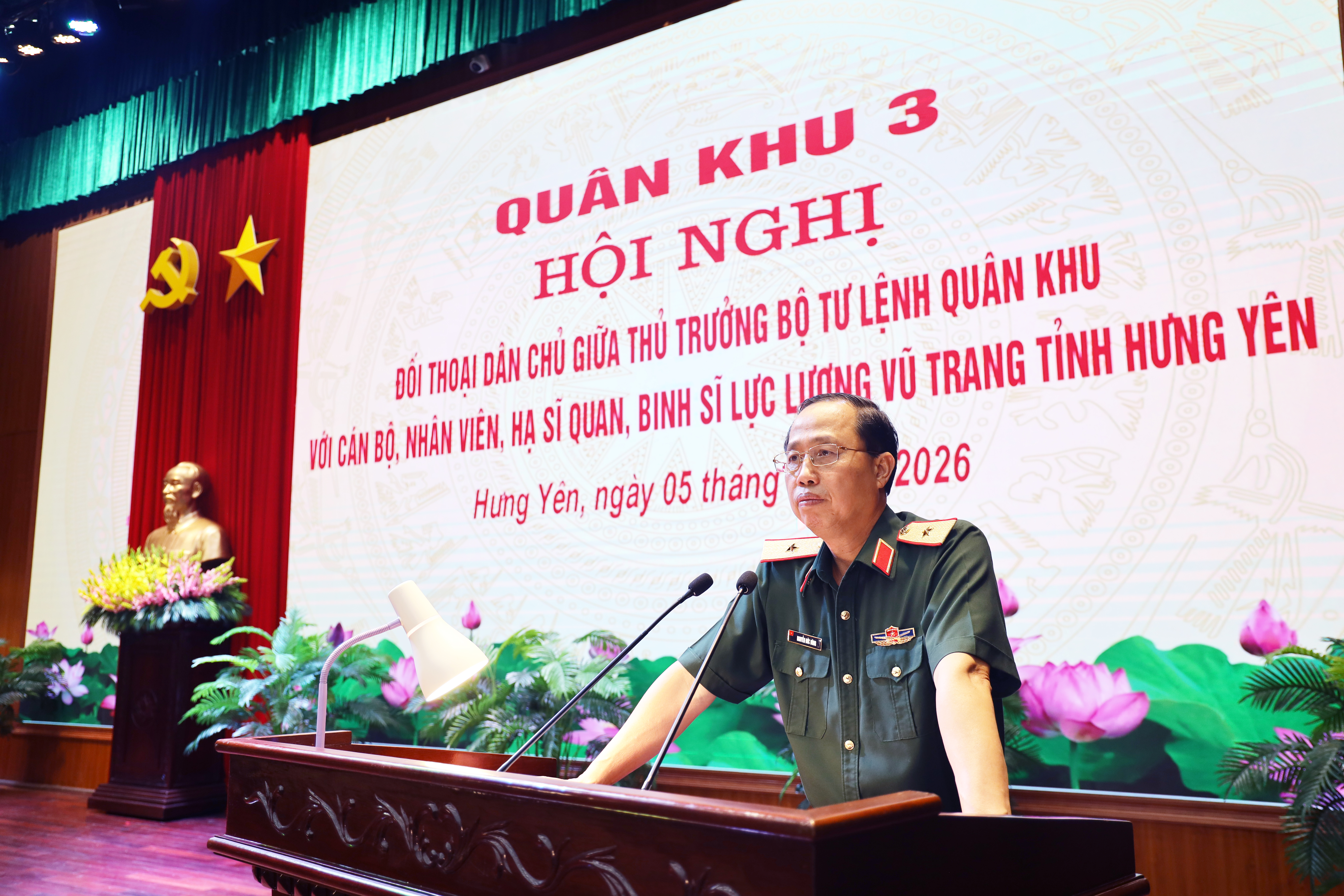 Quân khu 3: Đối thoại dân chủ giữa Thủ trưởng Bộ tư lệnh Quân khu với cán bộ, nhân viên, hạ sĩ quan, binh sĩ lực lượng vũ trang tỉnh