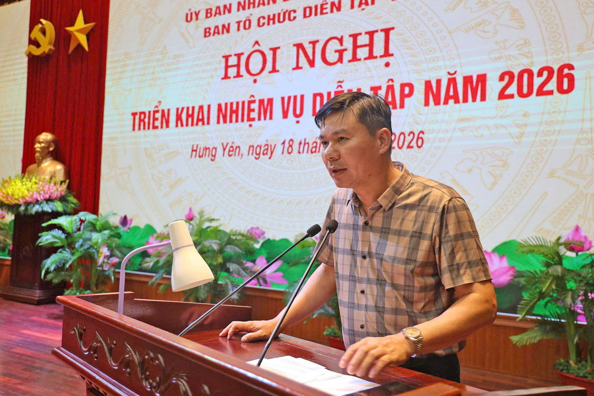 Triển khai nhiệm vụ diễn tập năm 2026