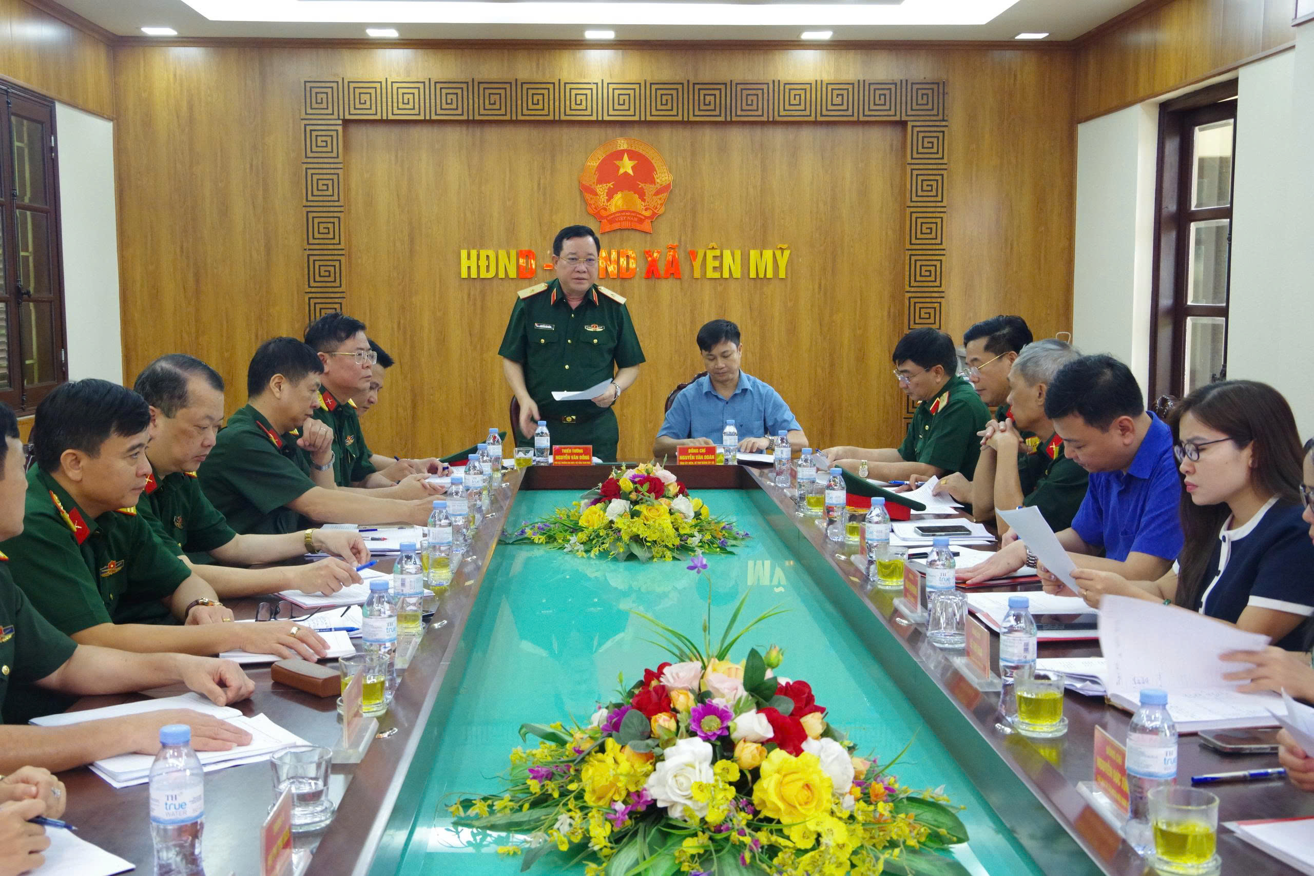 Cục Dân quân tự vệ, Bộ Tổng Tham mưu, kiểm tra công tác Dân quân tự vệ đối với xã Yên Mỹ và xã Đông Hưng