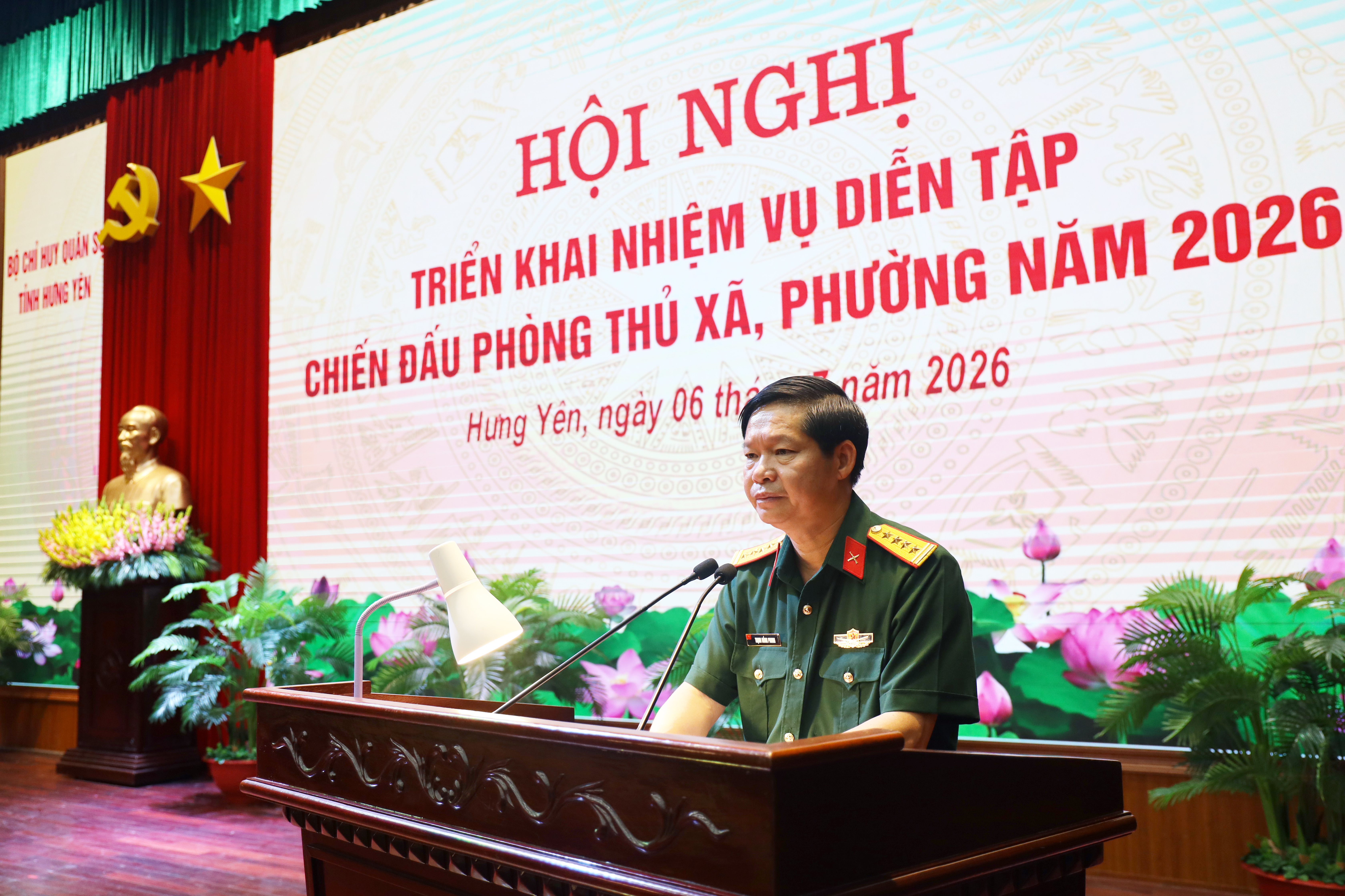 Bộ CHQS tỉnh Hưng Yên: Triển khai nhiệm vụ diễn tập chiến đấu phòng thủ xã, phường năm 2026