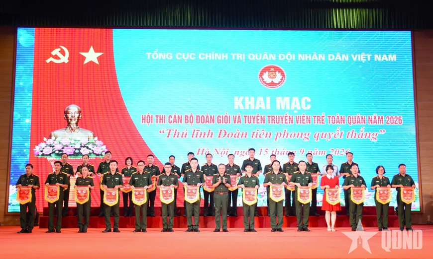 Khai mạc Hội thi cán bộ Đoàn giỏi và tuyên truyền viên trẻ toàn quân năm 2026 khu vực phía Bắc
