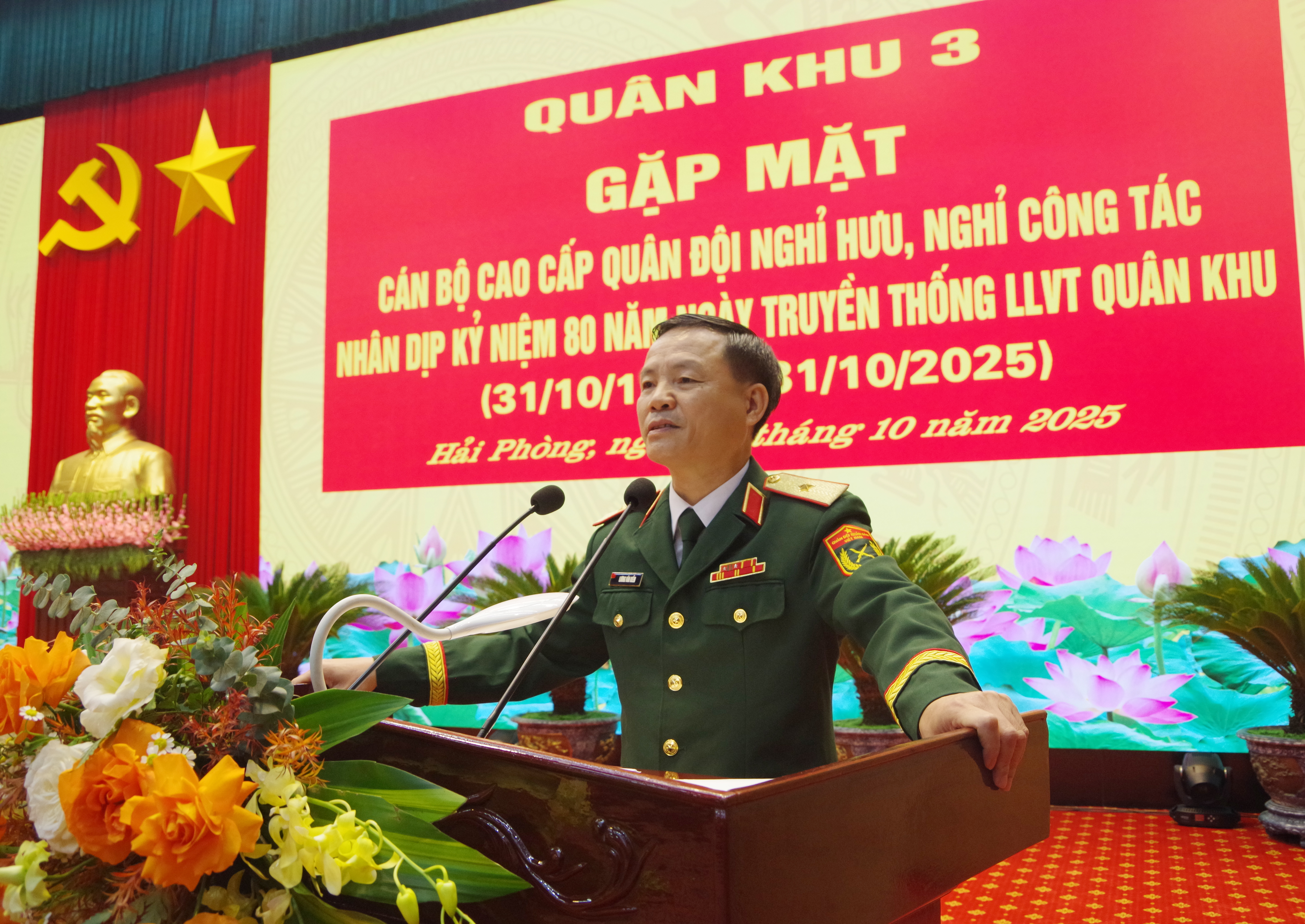 Quân khu 3: Gặp mặt cán bộ cao cấp Quân đội nghỉ hưu, nghỉ công tác trên địa bàn tỉnh Hưng Yên và Ninh Bình