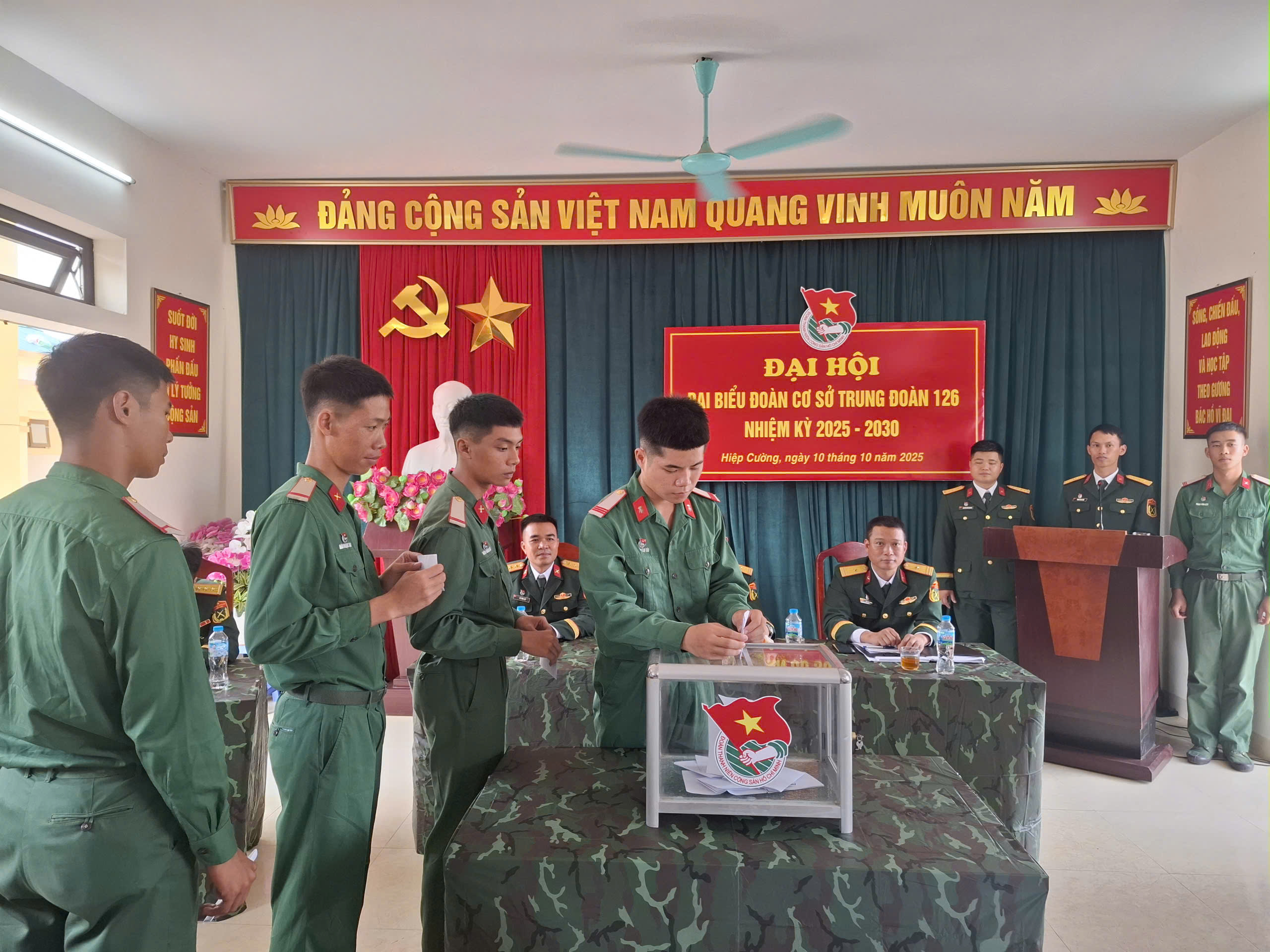 Đại hội đại biểu đoàn cơ sở Trung đoàn 126 nhiệm kỳ 2025 – 2030: dấu ấn của tuổi trẻ xung kích