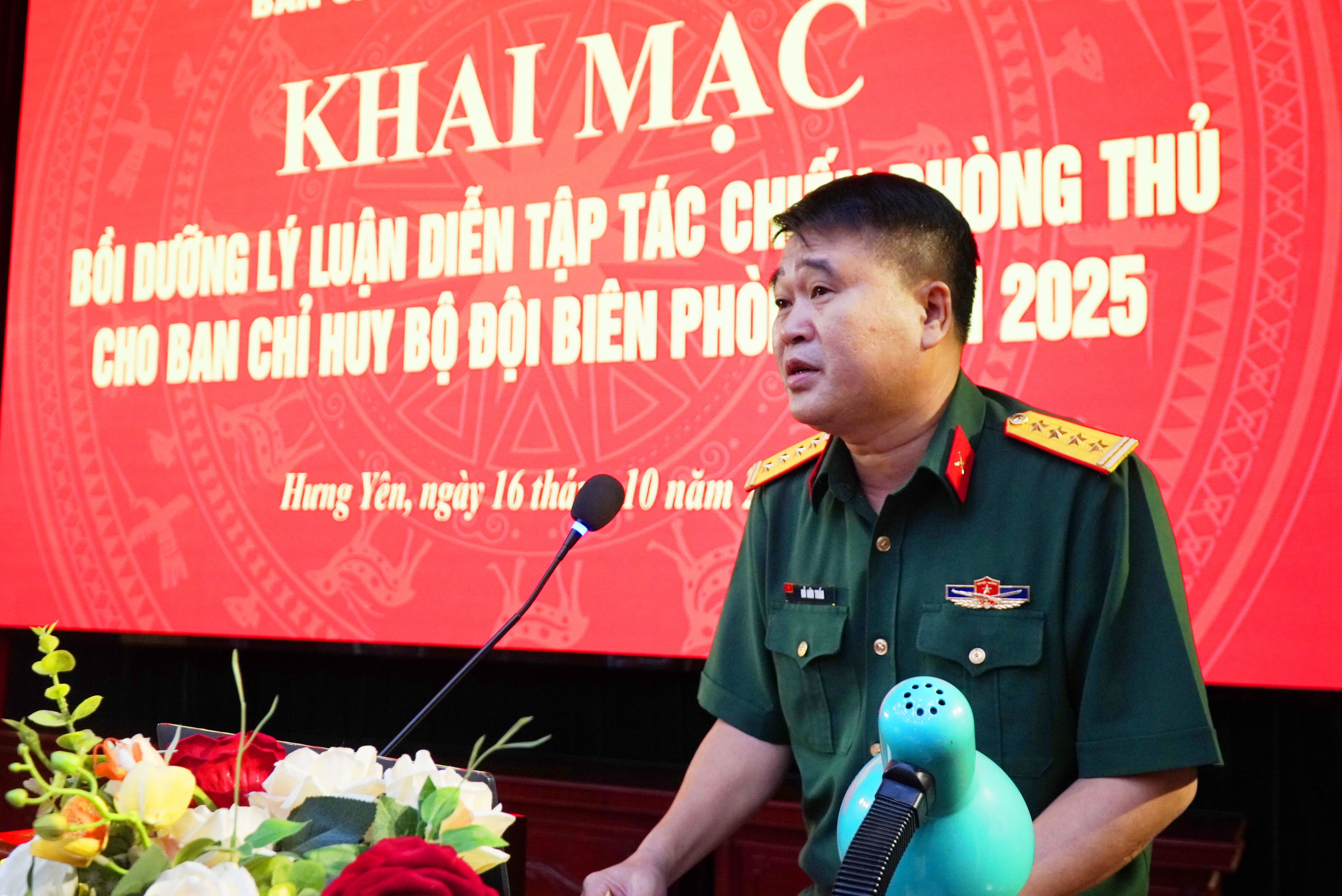 Bộ CHQS tỉnh: Bồi dưỡng lý luận diễn tập tác chiến phòng thủ cho Ban chỉ huy Bộ đội biên phòng năm 2025