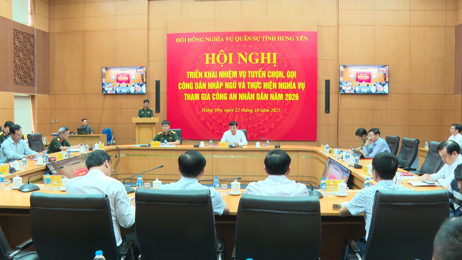 Hội đồng Nghĩa vụ quân sự tỉnh Hưng Yên: Triển khai công tác tuyển chọn, gọi công dân nhập ngũ và thực hiện nghĩa vụ Công an nhân dân năm 2026