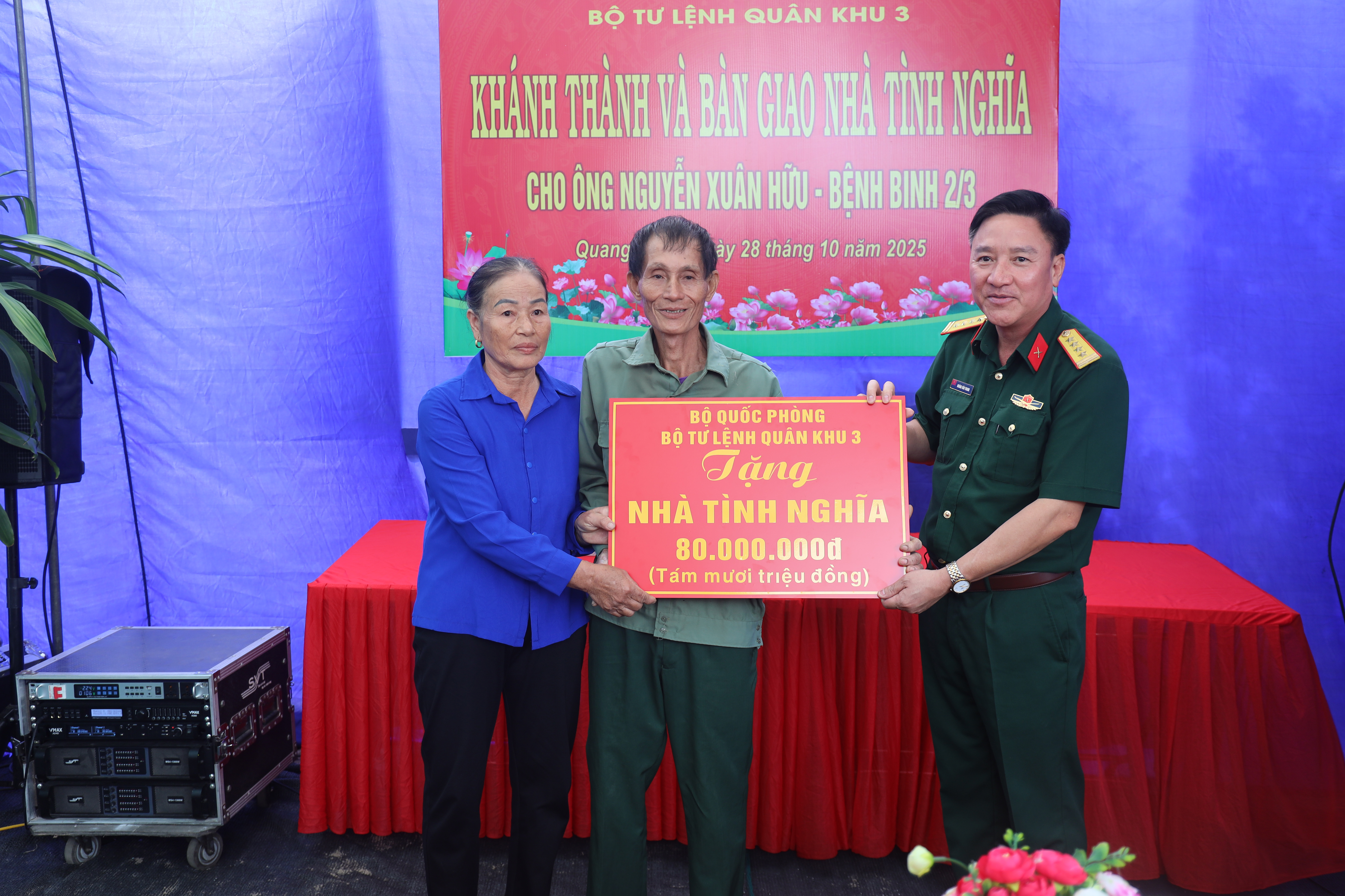 Bộ CHQS tỉnh Hưng Yên: Khánh thành và bàn giao “Nhà tình nghĩa”