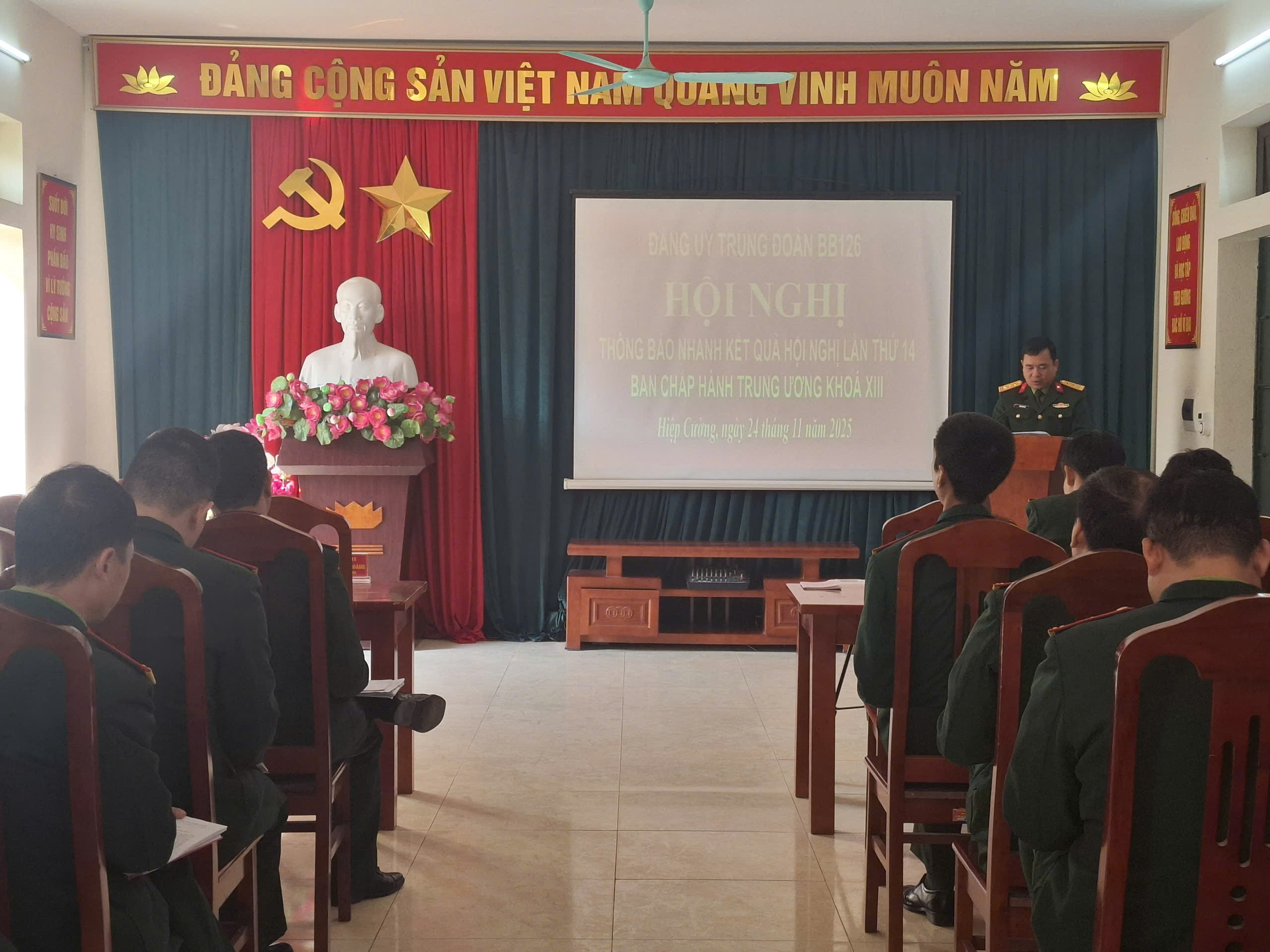Trung đoàn BB126: Thông báo nhanh kết quả hội nghị lần thứ 14 Ban Chấp hành Trung ương Đảng khóa XIII