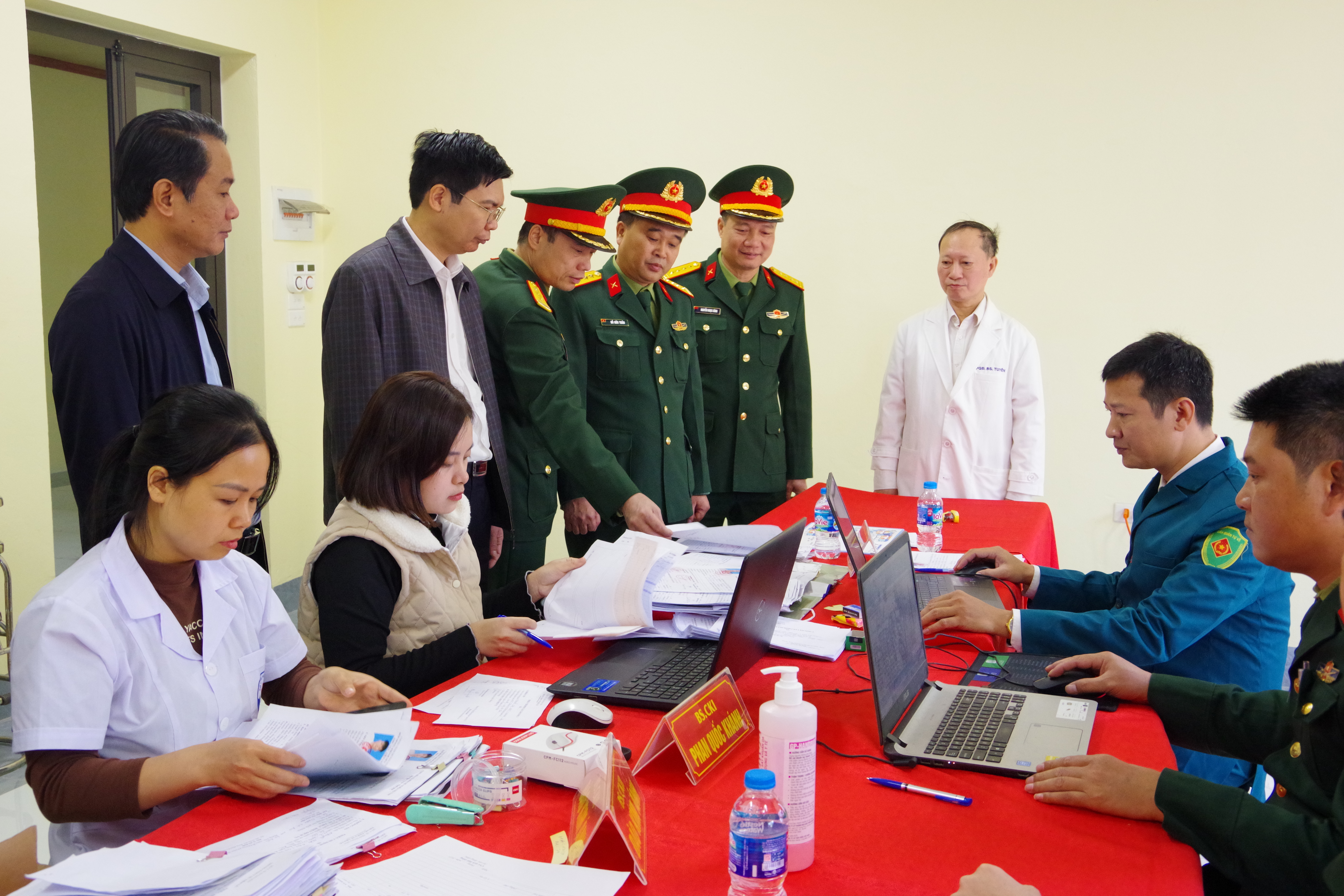 Xã Tiên Lữ tổ chức khám tuyển nghĩa vụ quân sự năm 2026
