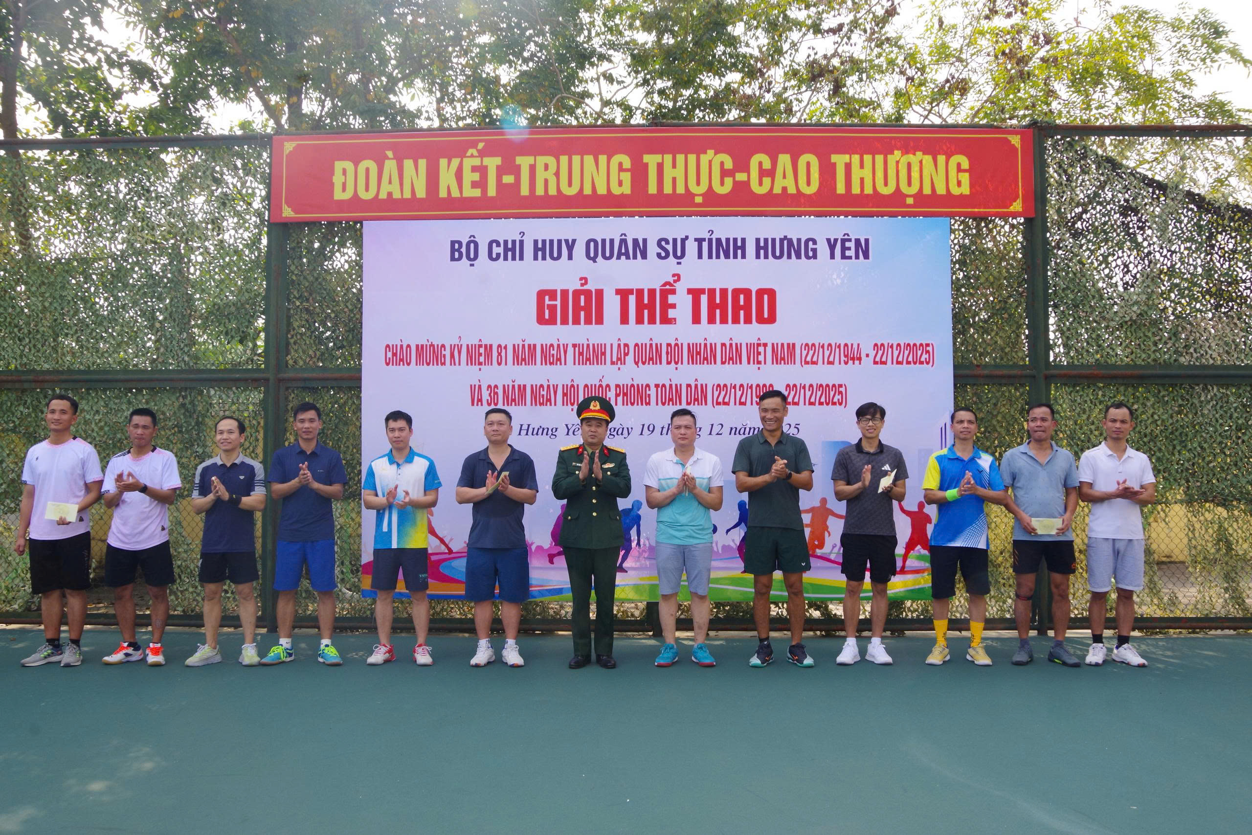 Bộ CHQS tỉnh Hưng Yên: Khai mạc giải thể thao chào mừng kỷ niệm 81 năm ngày thành lập Quân đội nhân dân Việt Nam