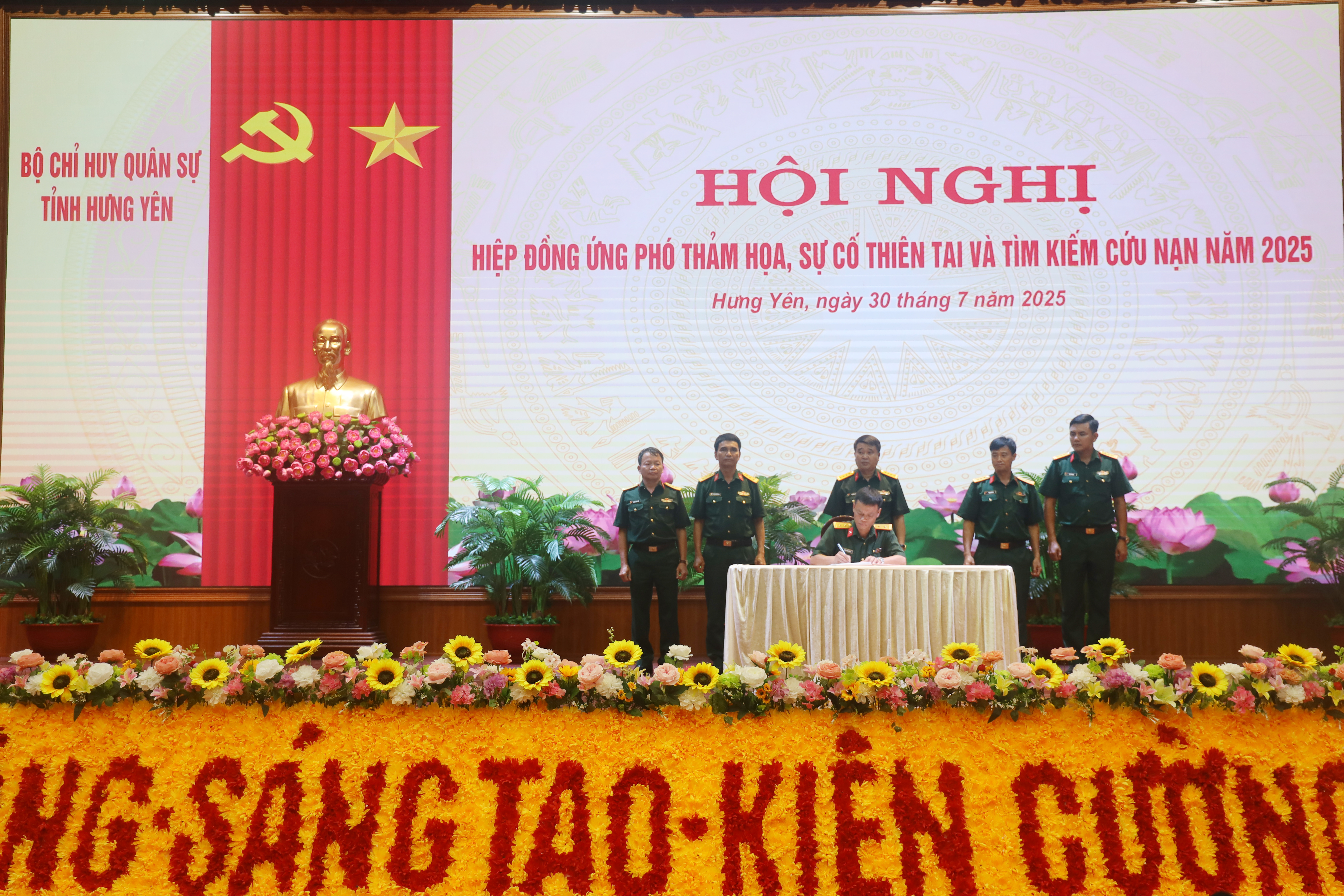 Bộ Chỉ huy Quân sự tỉnh Hưng Yên: Hiệp đồng ứng phó thảm họa, sự cố thiên tai và tìm kiếm cứu nạn năm 2025