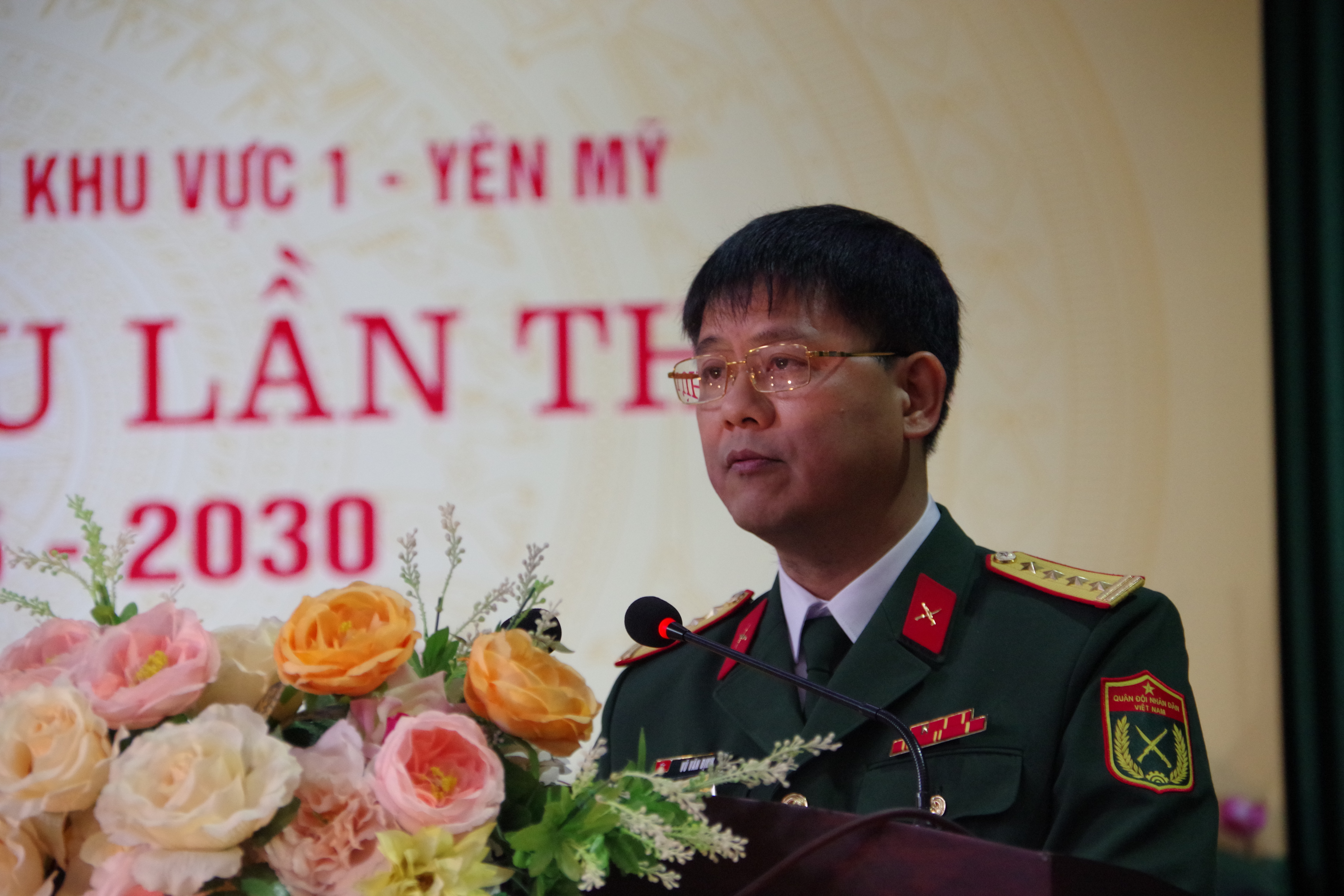 Đảng bộ Ban Chỉ huy phòng thủ khu vực 1 – Yên Mỹ tổ chức Đại hội đại biểu lần thứ I, nhiệm kỳ 2025 – 2030