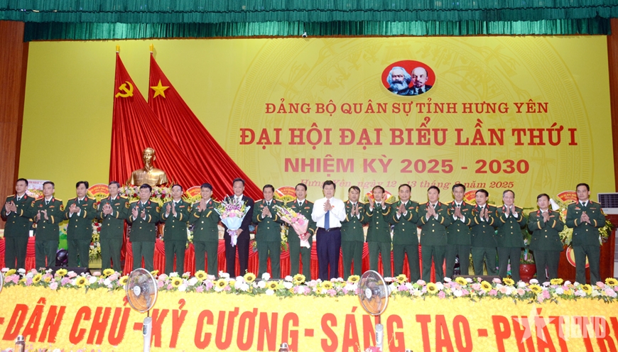 Đảng bộ Quân sự tỉnh Hưng Yên tổ chức thành công Đại hội đại biểu lần thứ I