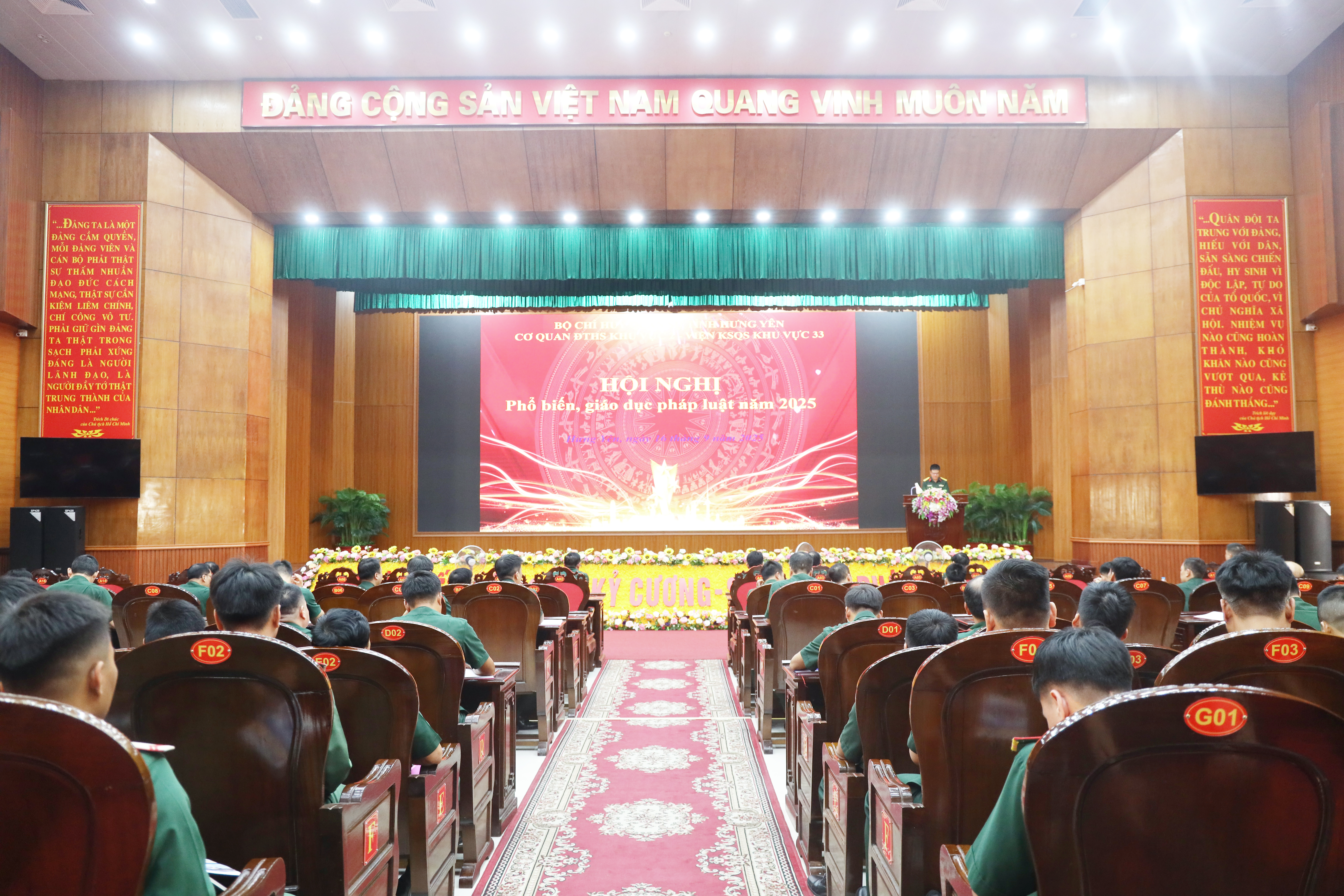 Bộ CHQS tỉnh Hưng Yên phối hợp với cơ quan điều tra hình sự Khu vực 2, Quân khu 3: Tổ chức hội nghị phổ biến, giáo dục pháp luật năm 2025