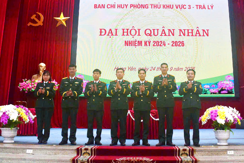 Ban Chỉ huy PTKV 3 - Trà Lý: Đại hội quân nhân nhiệm kỳ 2024-2026
