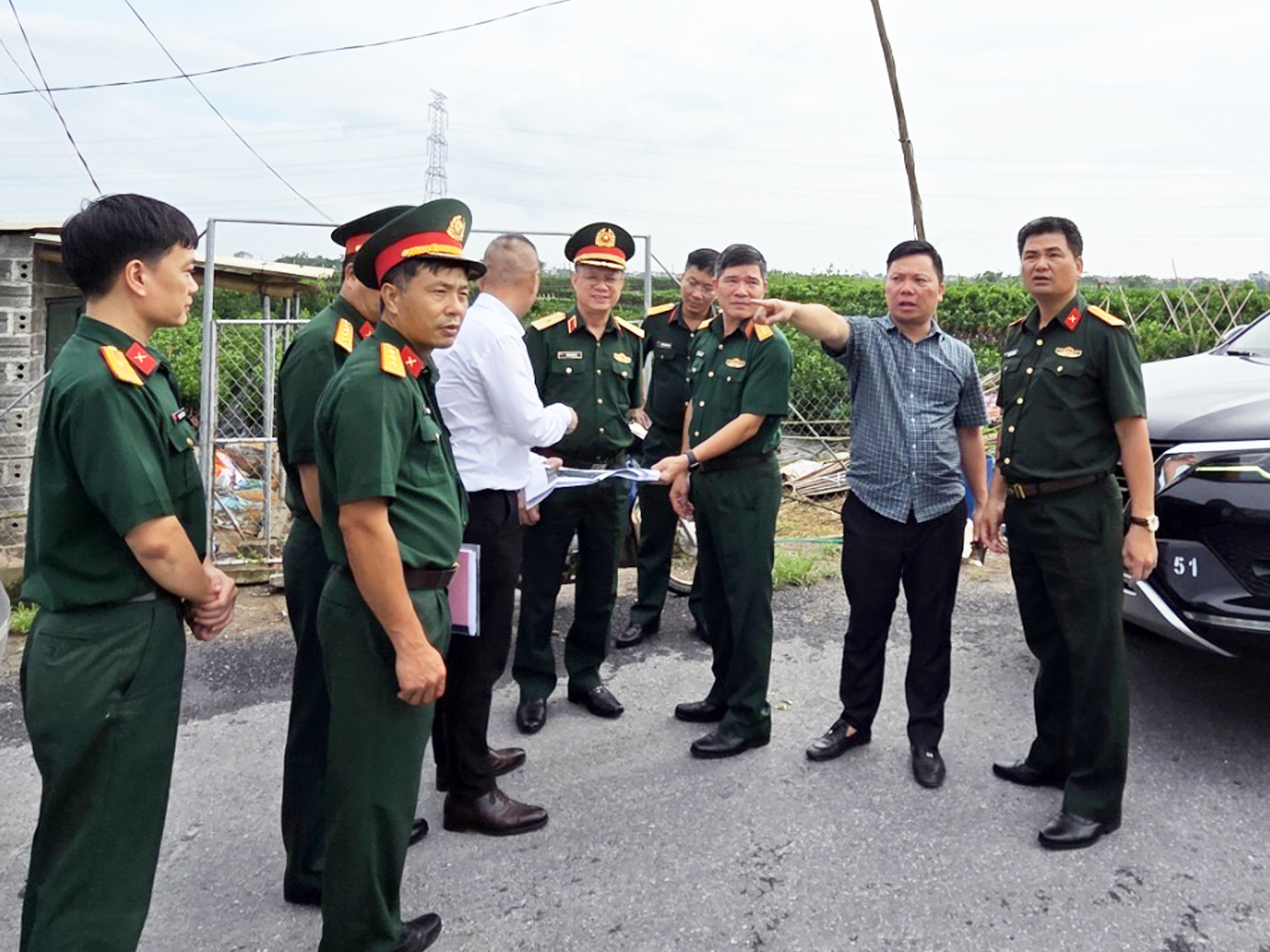 Cục Tác chiến – Bộ Tổng Tham mưu: Kiểm tra kết quả thực hiện công tác quản lý, sử dụng đất quốc phòng, công tác lập điều chỉnh địa hình trên địa bàn tỉnh sau khi sáp nhập, thực hiện chính quyền địa phương 2 cấp