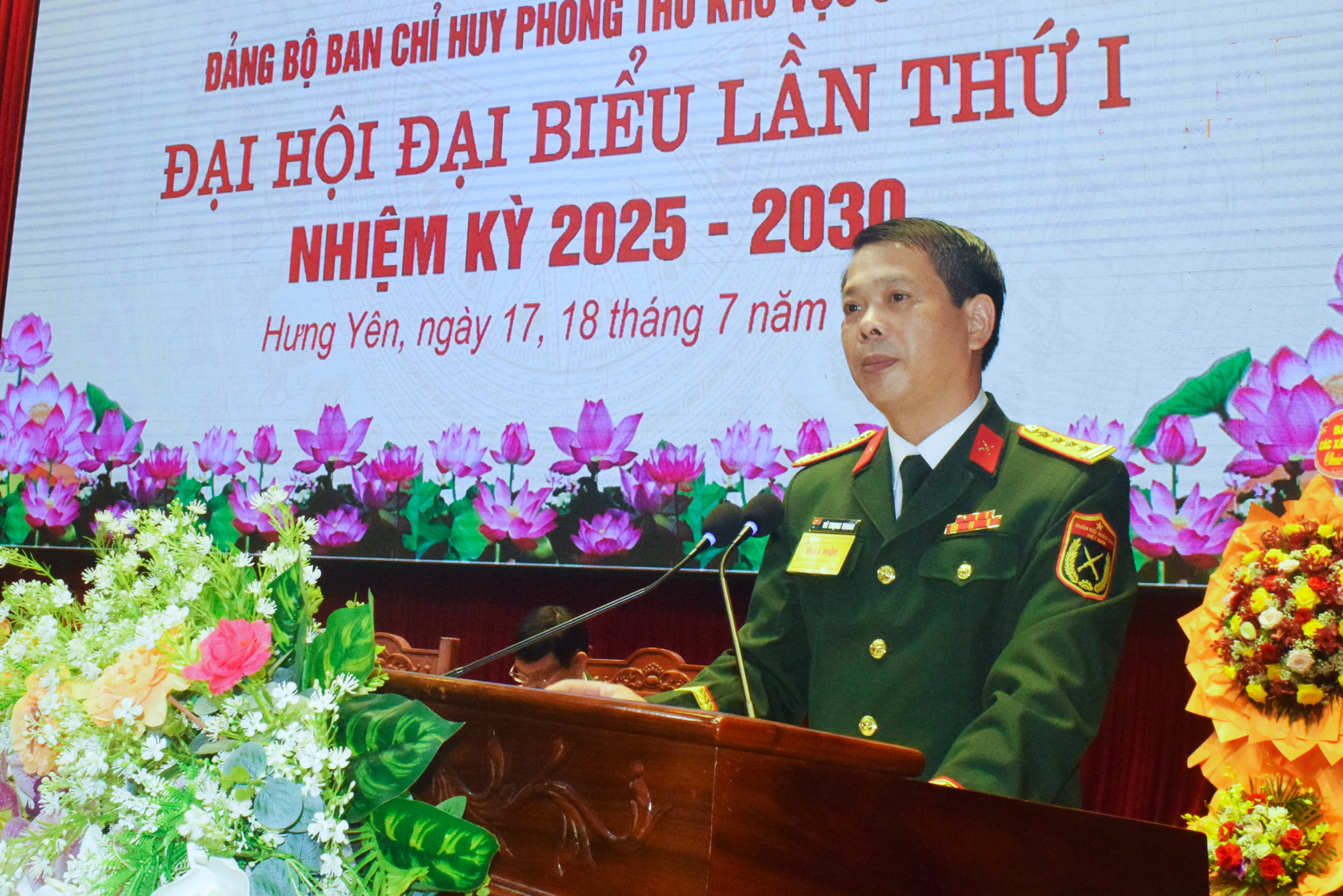 Đảng bộ Ban Chỉ huy phòng thủ khu vực 3 – Trà Lý tổ chức Đại hội đại biểu lần thứ I, nhiệm kỳ 2025 – 2030