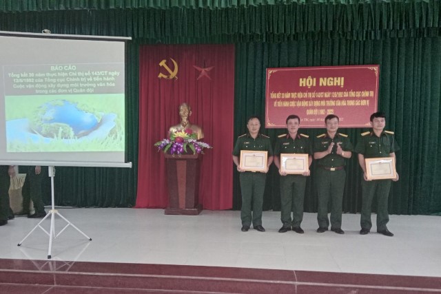 Ban CHQS huyện Ân Thi: Tổng kết 30 năm thực hiện chỉ thị 143/CT của Tổng Cục Chính trị.