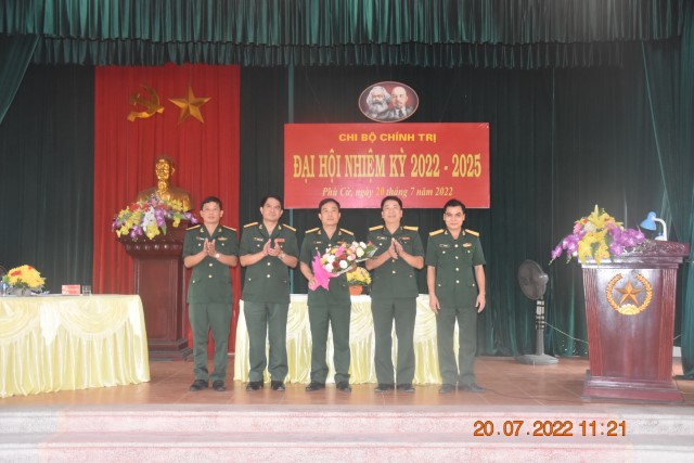 Chi bộ Chính trị, Đảng bộ Quân sự huyện Phù Cừ tổ chức thành công Đại hội Chi bộ nhiệm kỳ 2022 - 2025