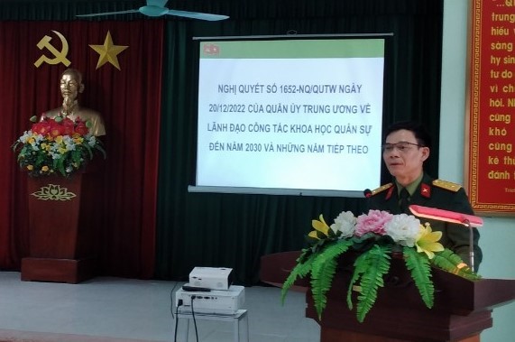 Đảng uỷ Quân sự huyện Tiên Lữ: Học tập, quán triệt và triển khai thực hiện các Nghị quyết của Quân ủy Trung ương