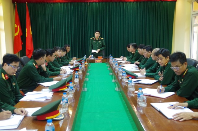 Bộ CHQS tỉnh kiểm tra 4 mặt công tác đối với Ban CHQS huyện Yên Mỹ
