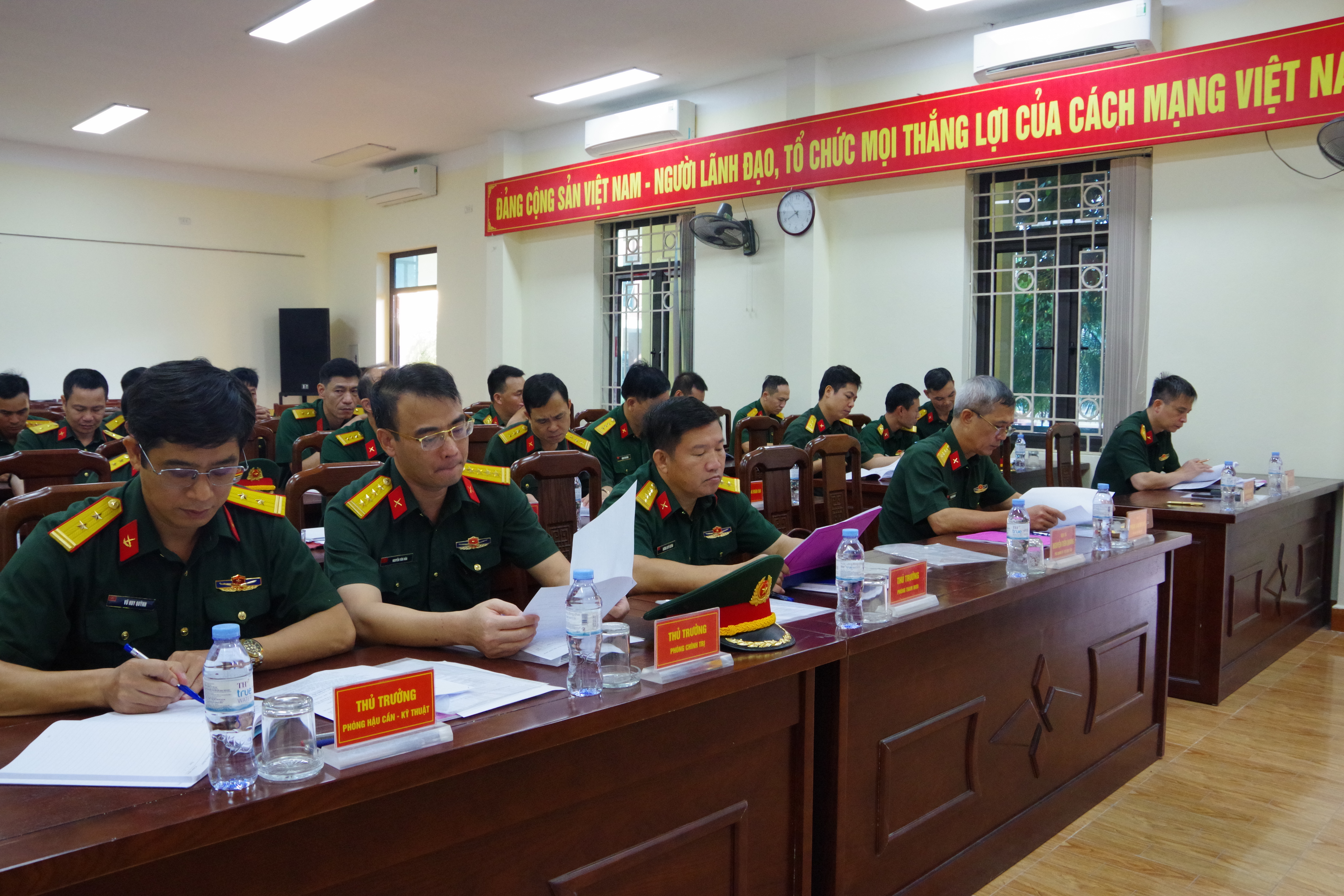 Trung đoàn bộ binh 19 khung thường trực: Tổ chức diễn tập Chỉ huy - Cơ quan 1 bên, 1 cấp trên bản đồ và ngoài thực địa
