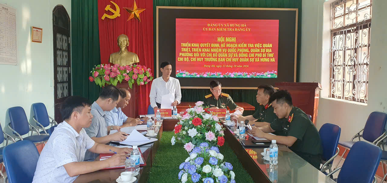 Thực hiện Quy chế phối hợp kiểm tra, giám sát tại xã Hưng Hà