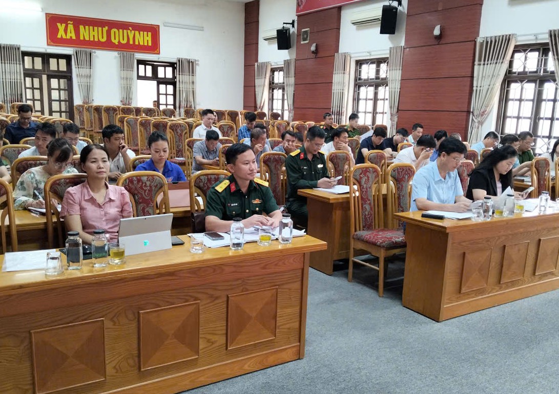 Hội đồng nghĩa vụ xã Như Quỳnh tổ chức Hội nghị triển khai công tác tuyển chọn, gọi công dân nhập ngũ năm 2027