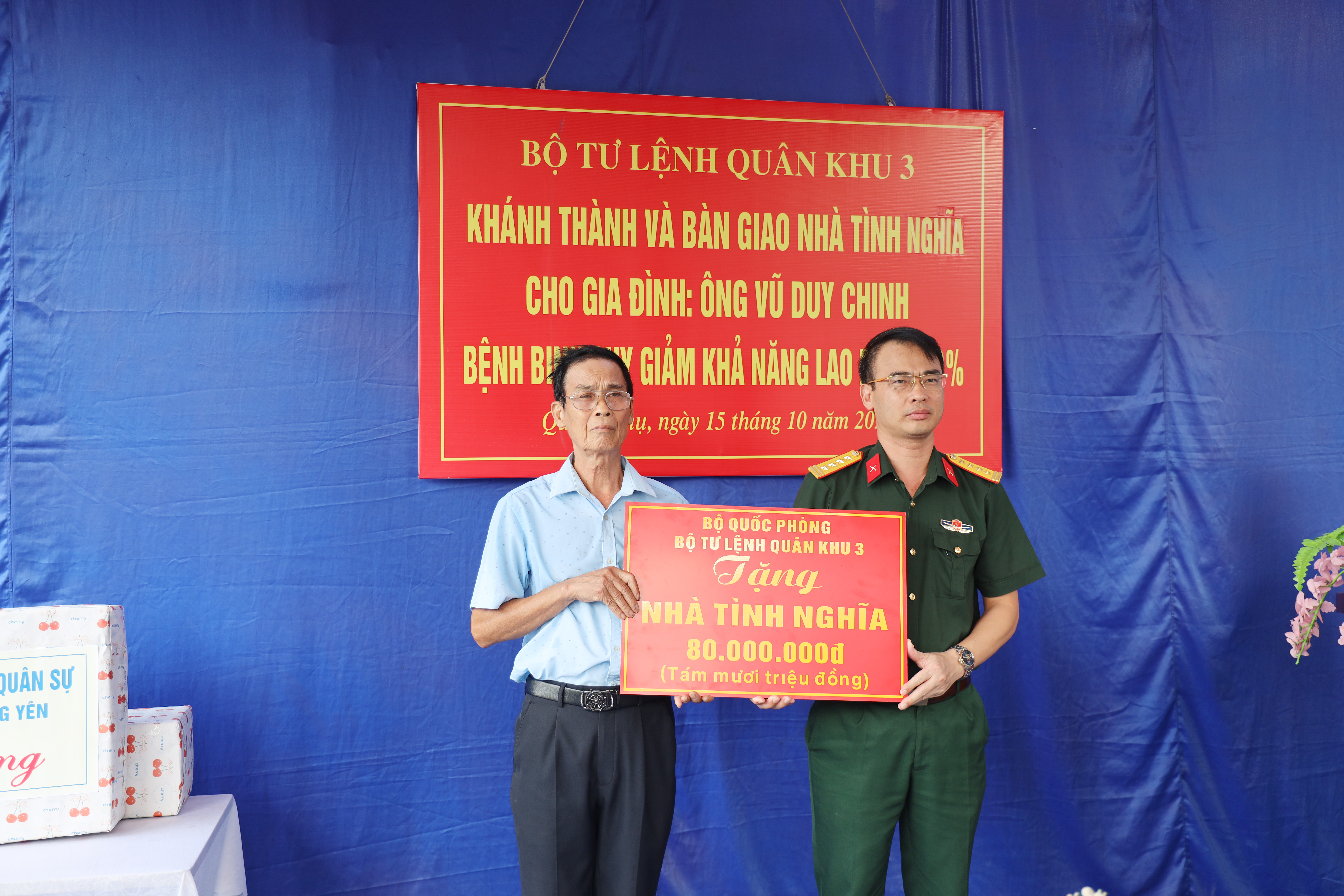 Bộ CHQS tỉnh Hưng Yên: Khánh thành và bàn giao nhà tình nghĩa