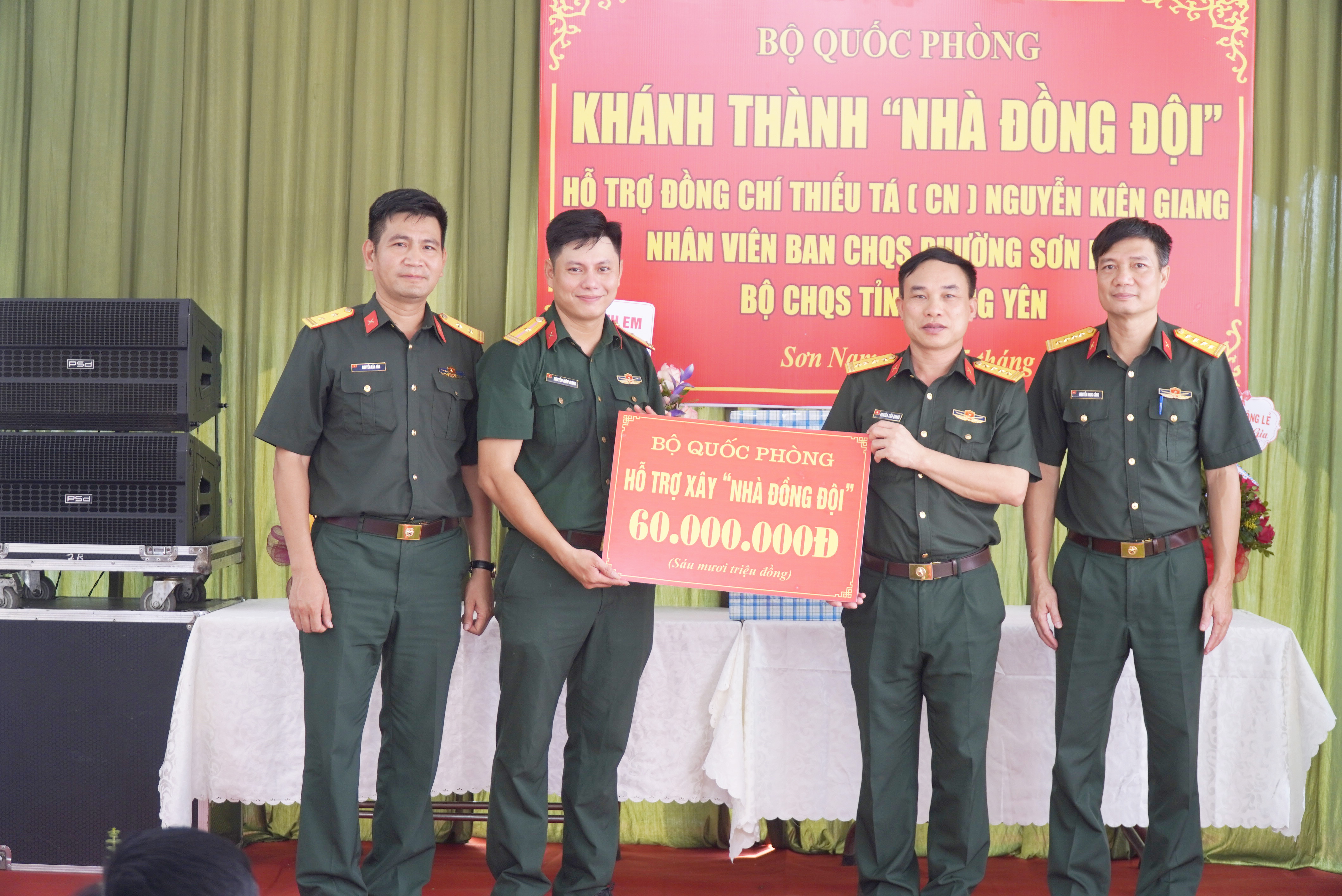 Bộ CHQS tỉnh Hưng Yên: Tổ chức khánh thành nhà đồng đội