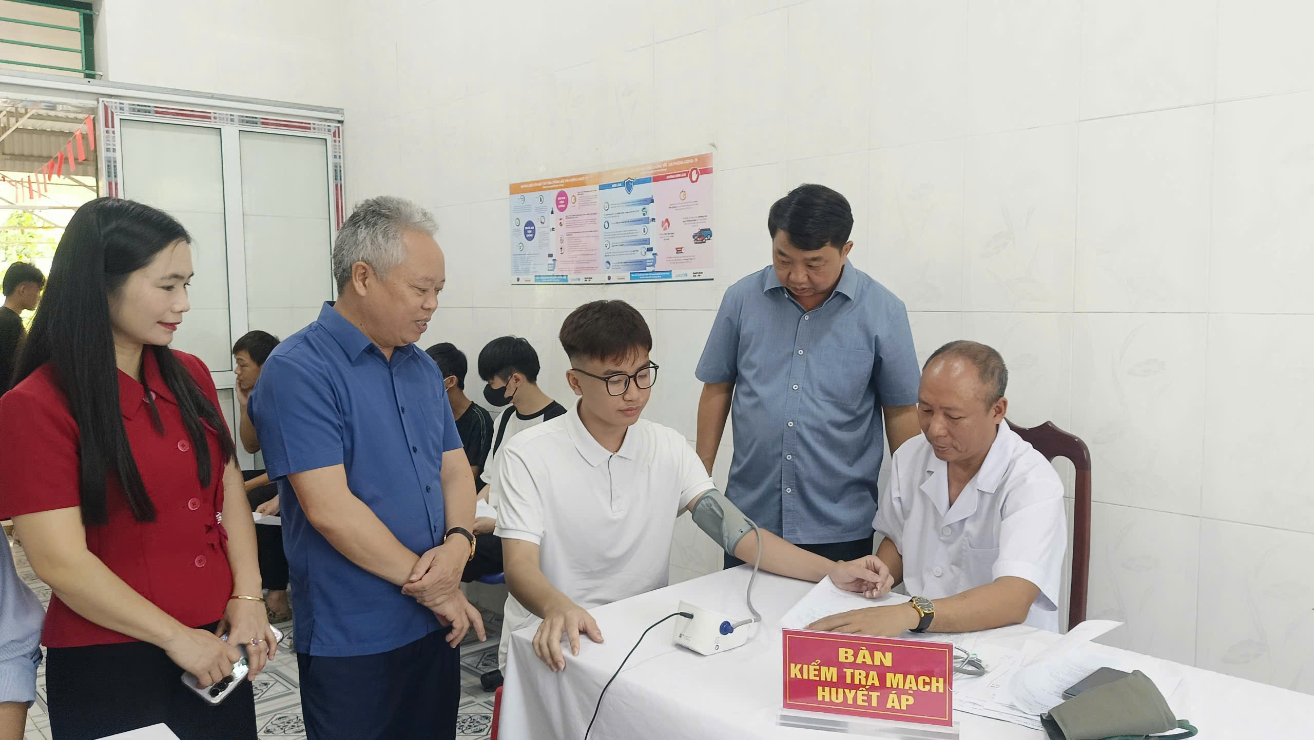 Xã Long Hưng khám sơ tuyển sức khoẻ NVQS năm 2027 